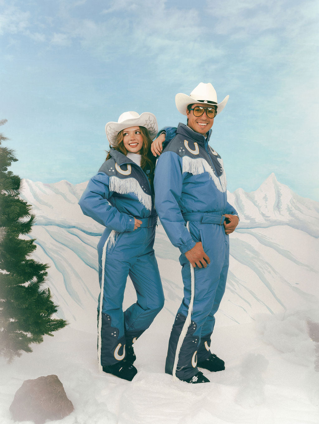 Presley Western Ski Onesie