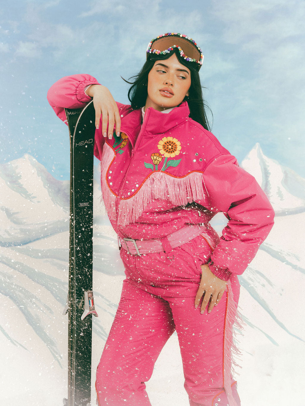 Loretta Western Ski Onesie