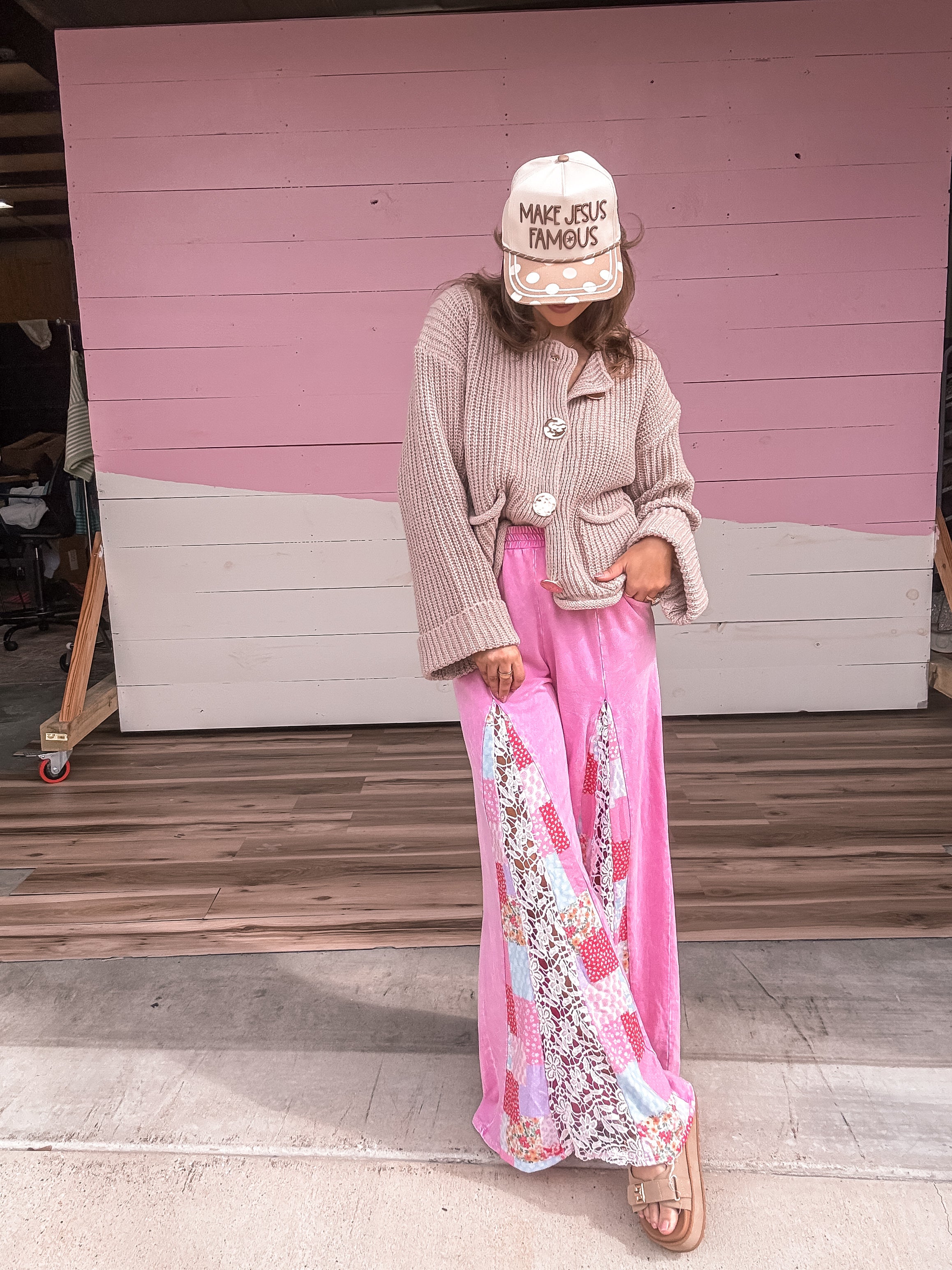 Boho Flare Lace Pants