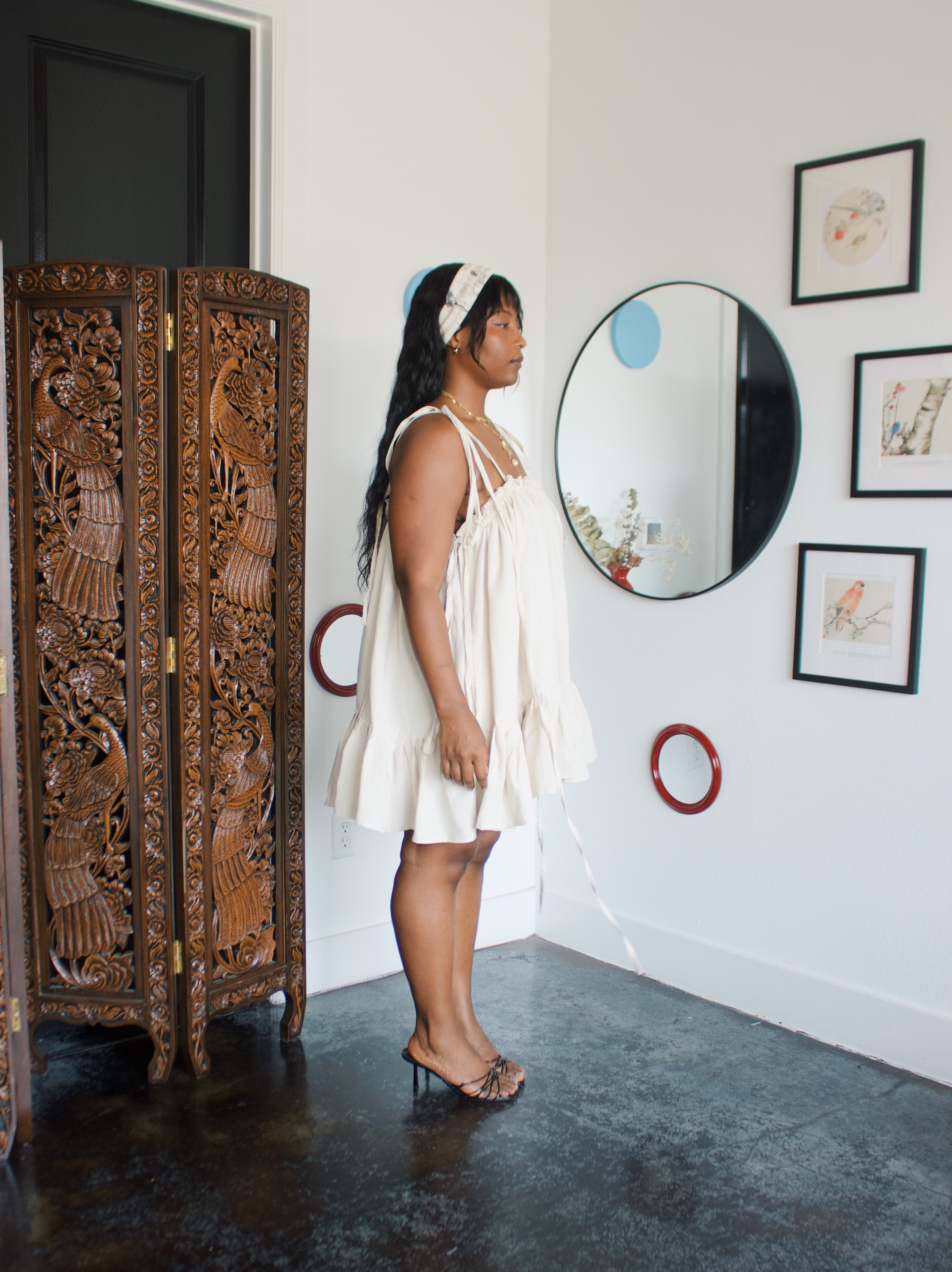 The Komi Dress in Linen