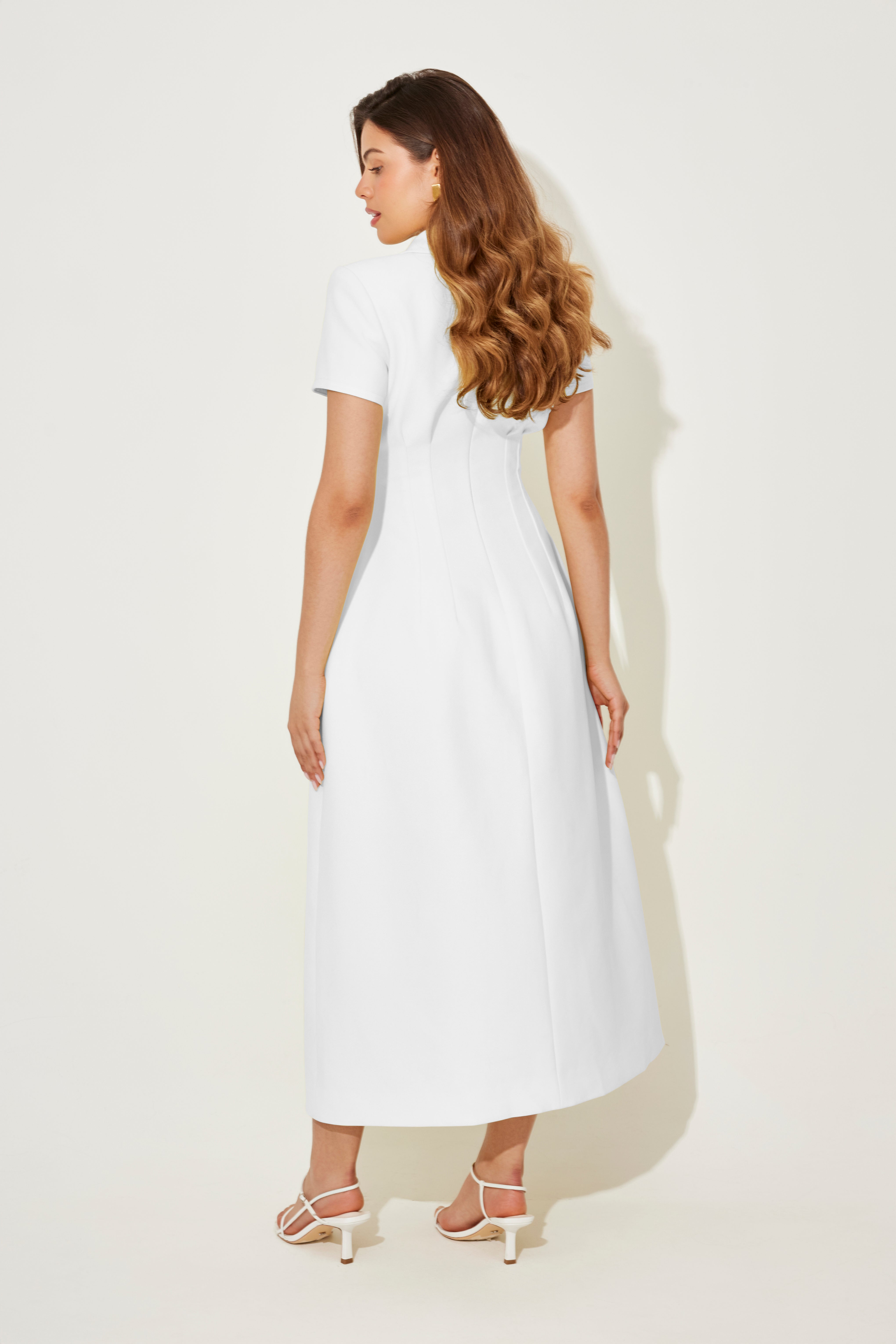 Collared Midi Dress
