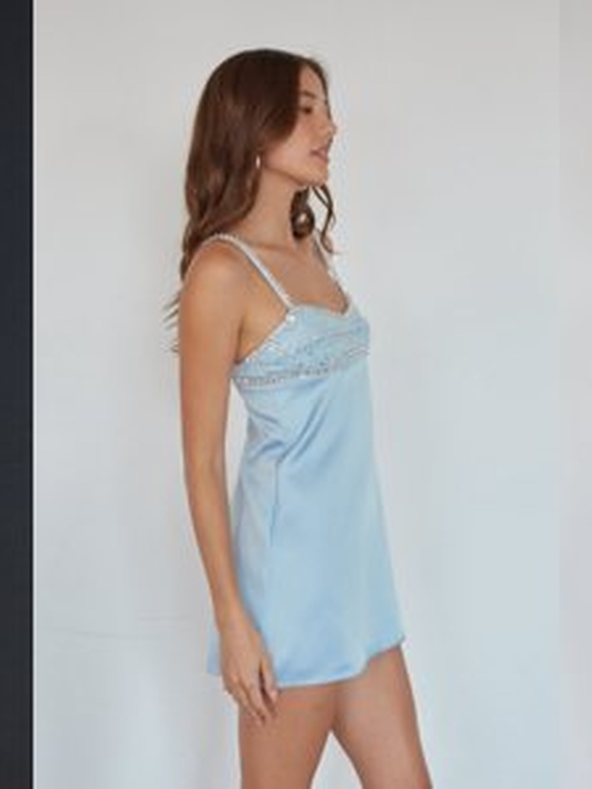 BEADED EMBELLISHED MINI DRESS