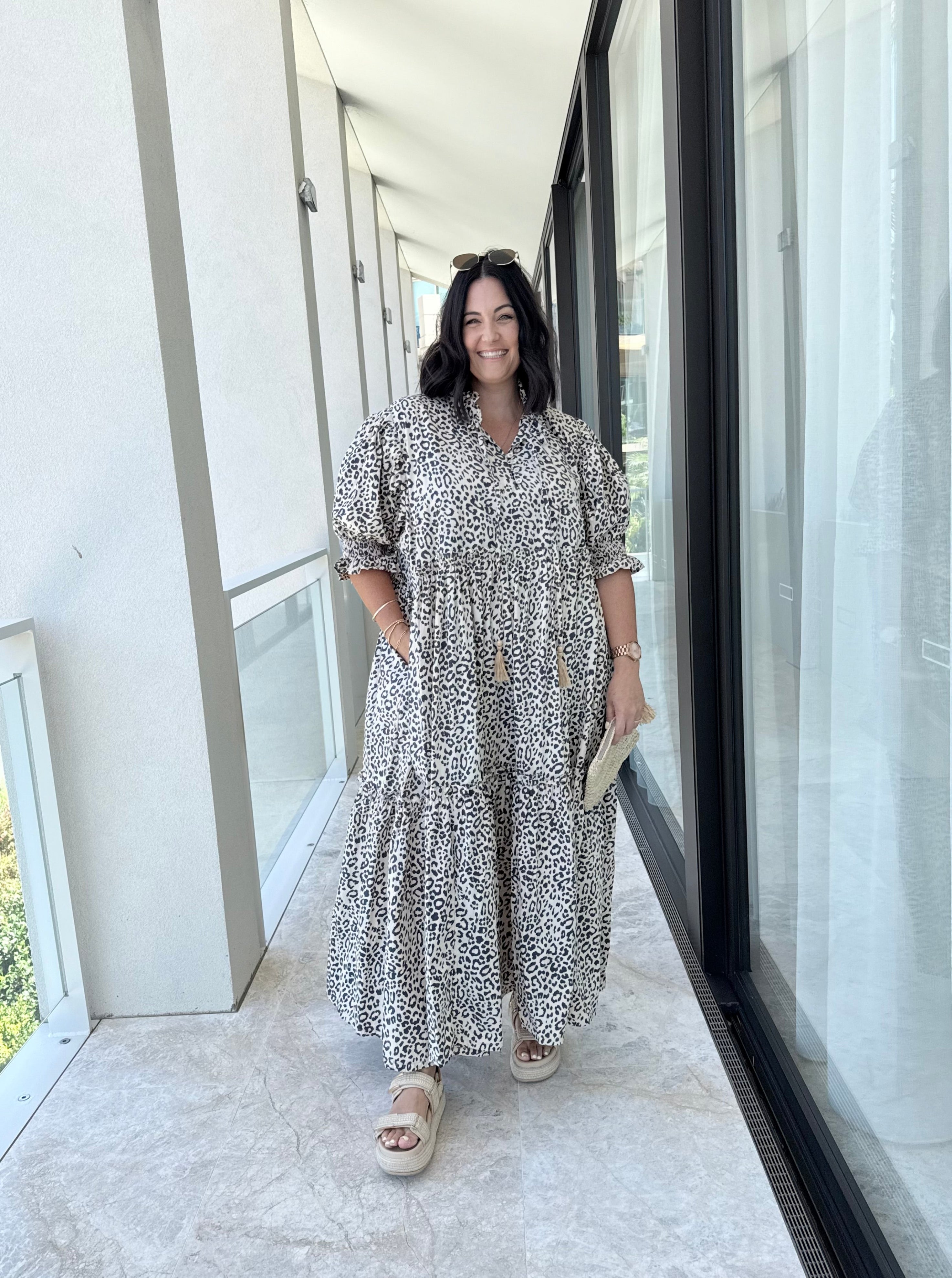 LOUIS DRESS - Leopard