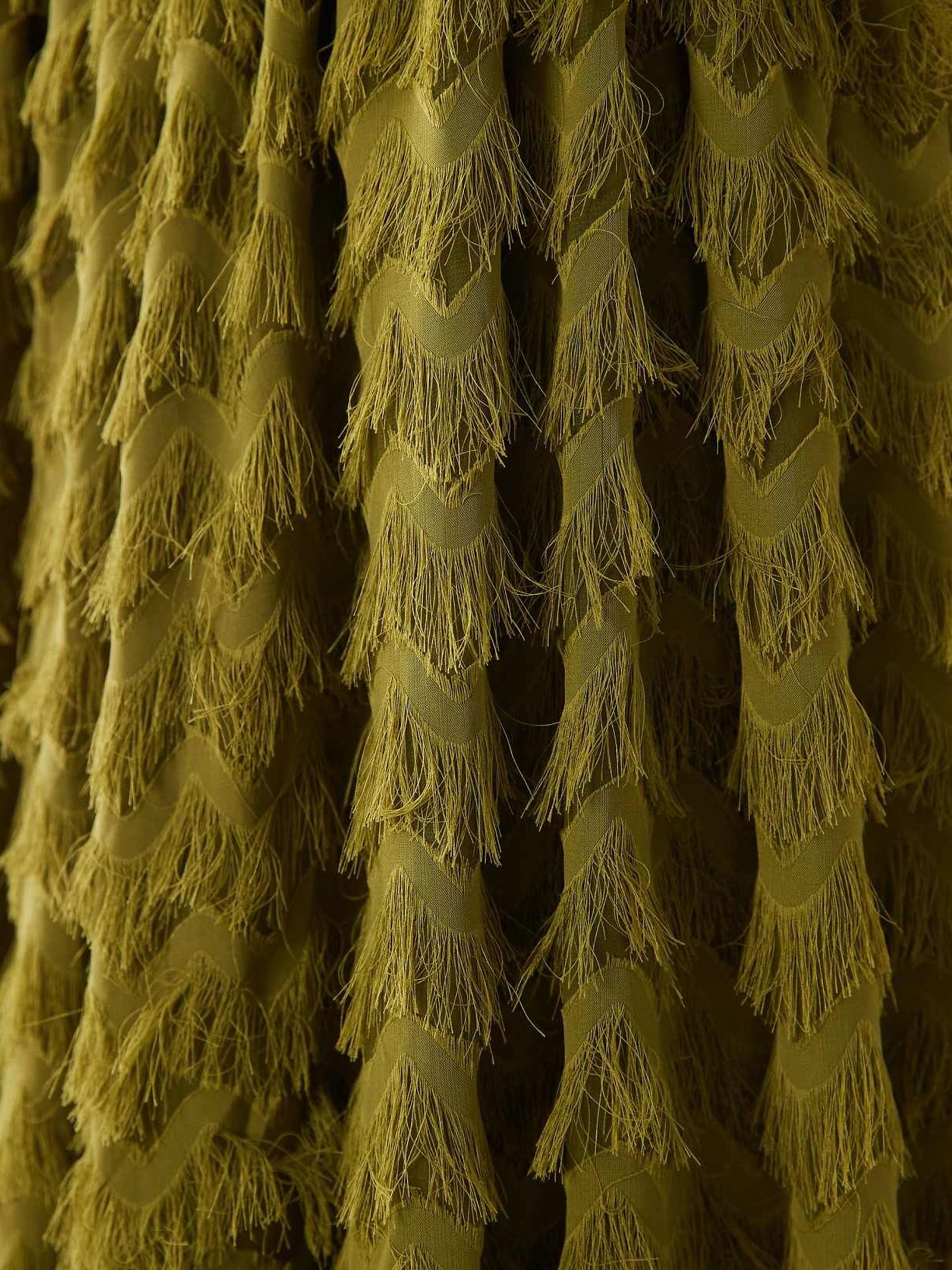 FRINGE BUBBLE BANDEAU MINI DRESS 