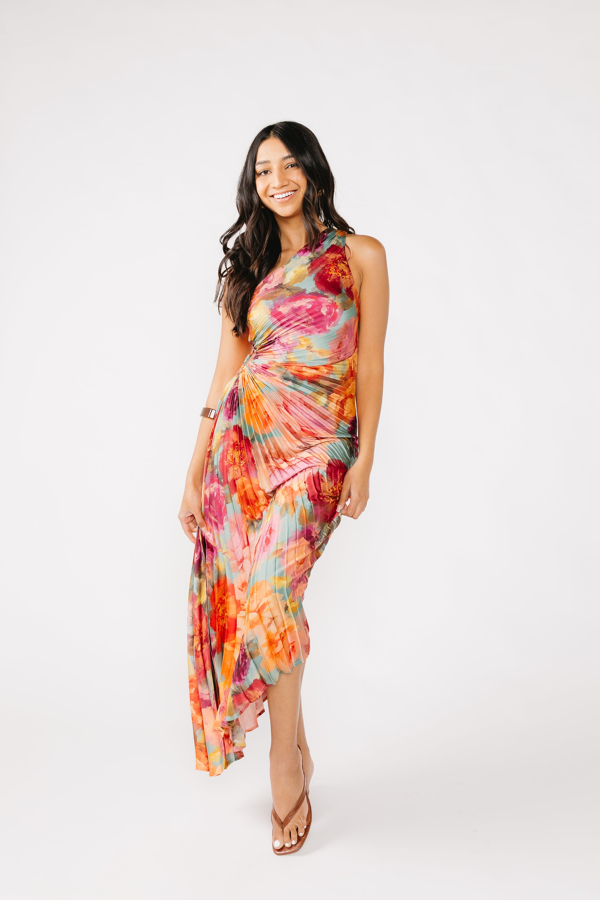 Painted Florals Dress