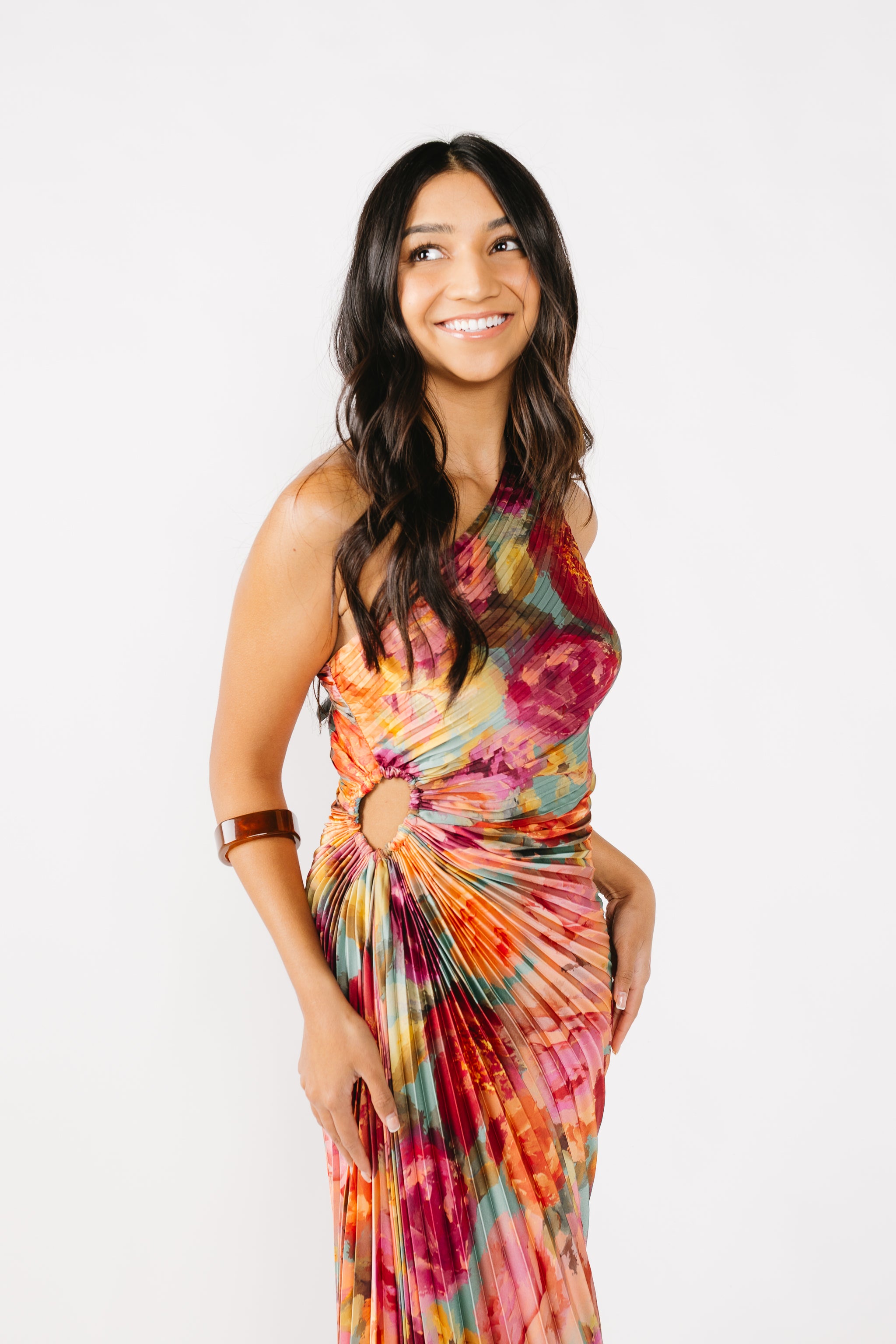 Painted Florals Dress