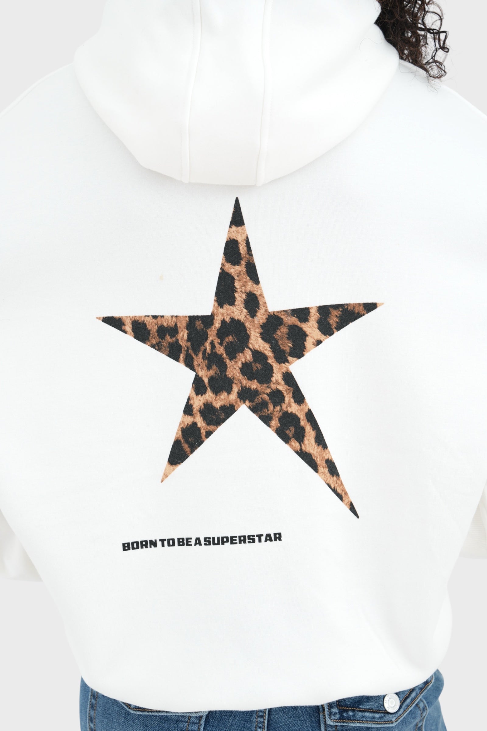 "Only one" hoodie white