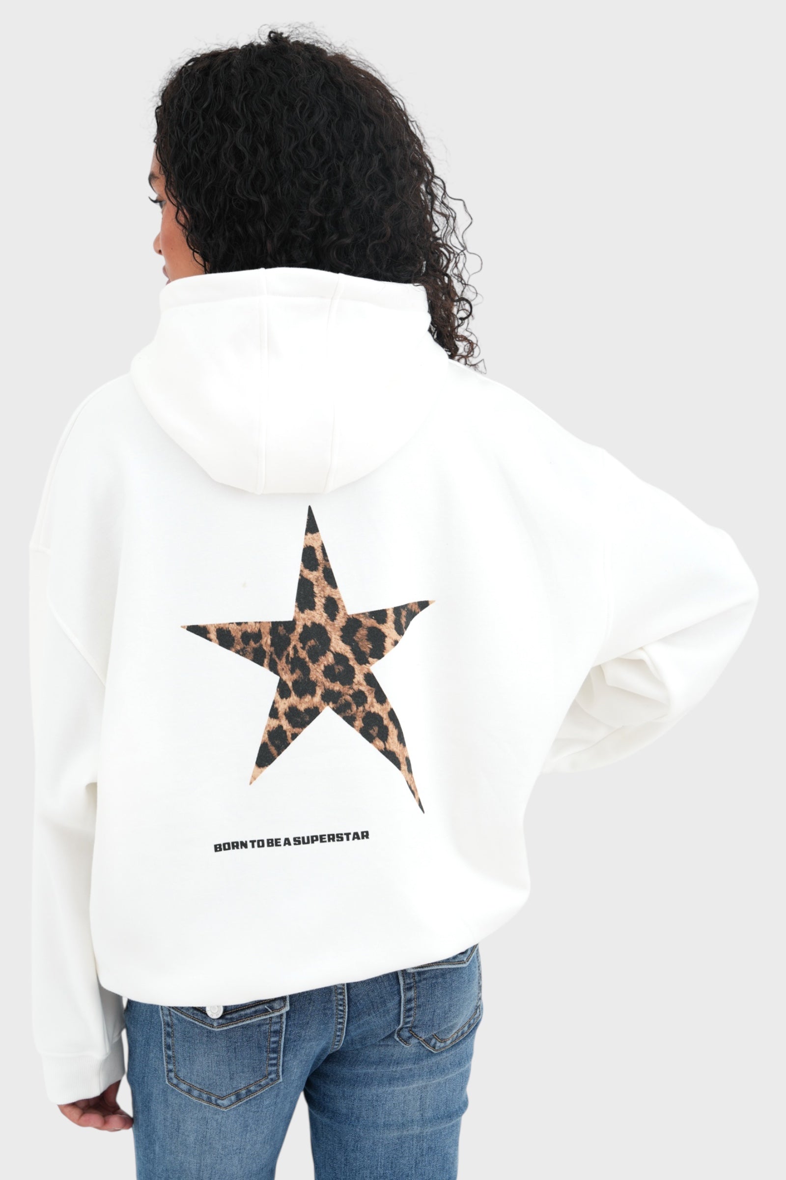 "Only one" hoodie white
