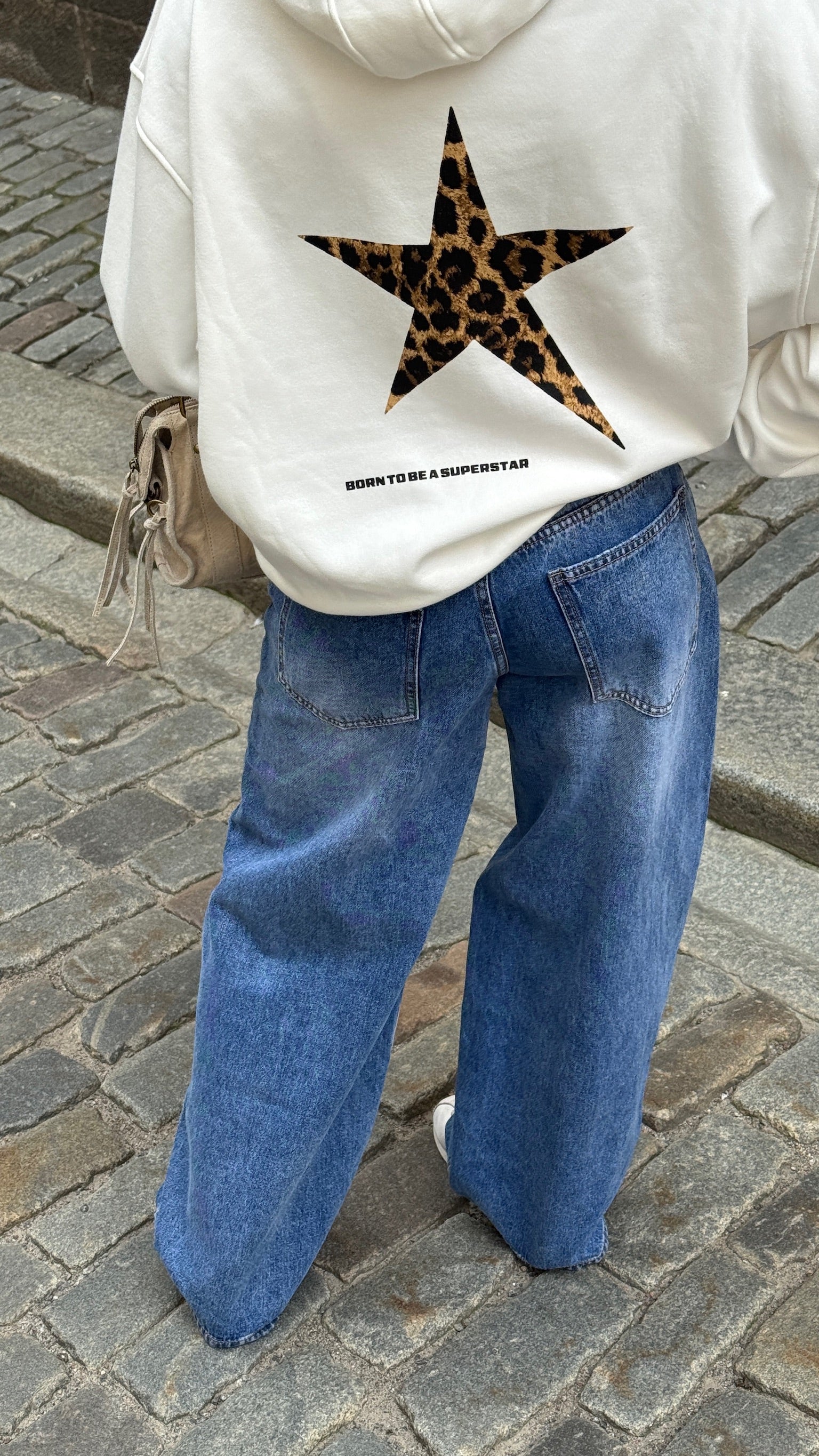 "Only one" hoodie white