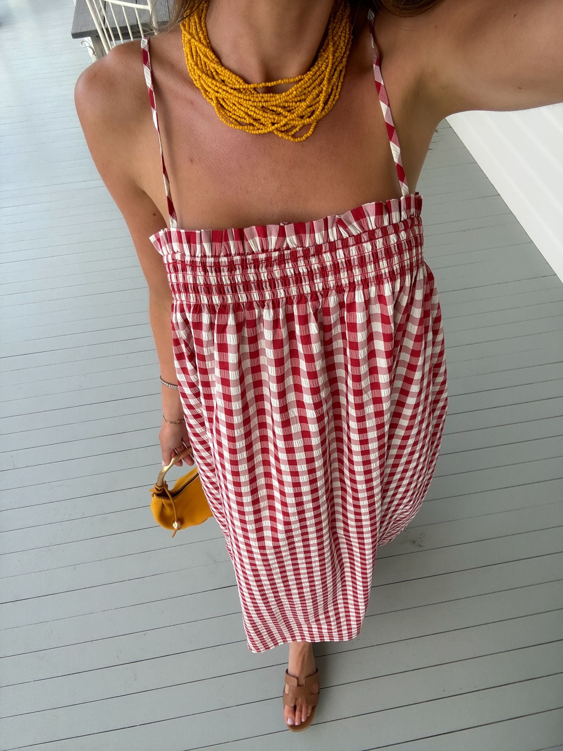 Parker Dress - Peppermint Check