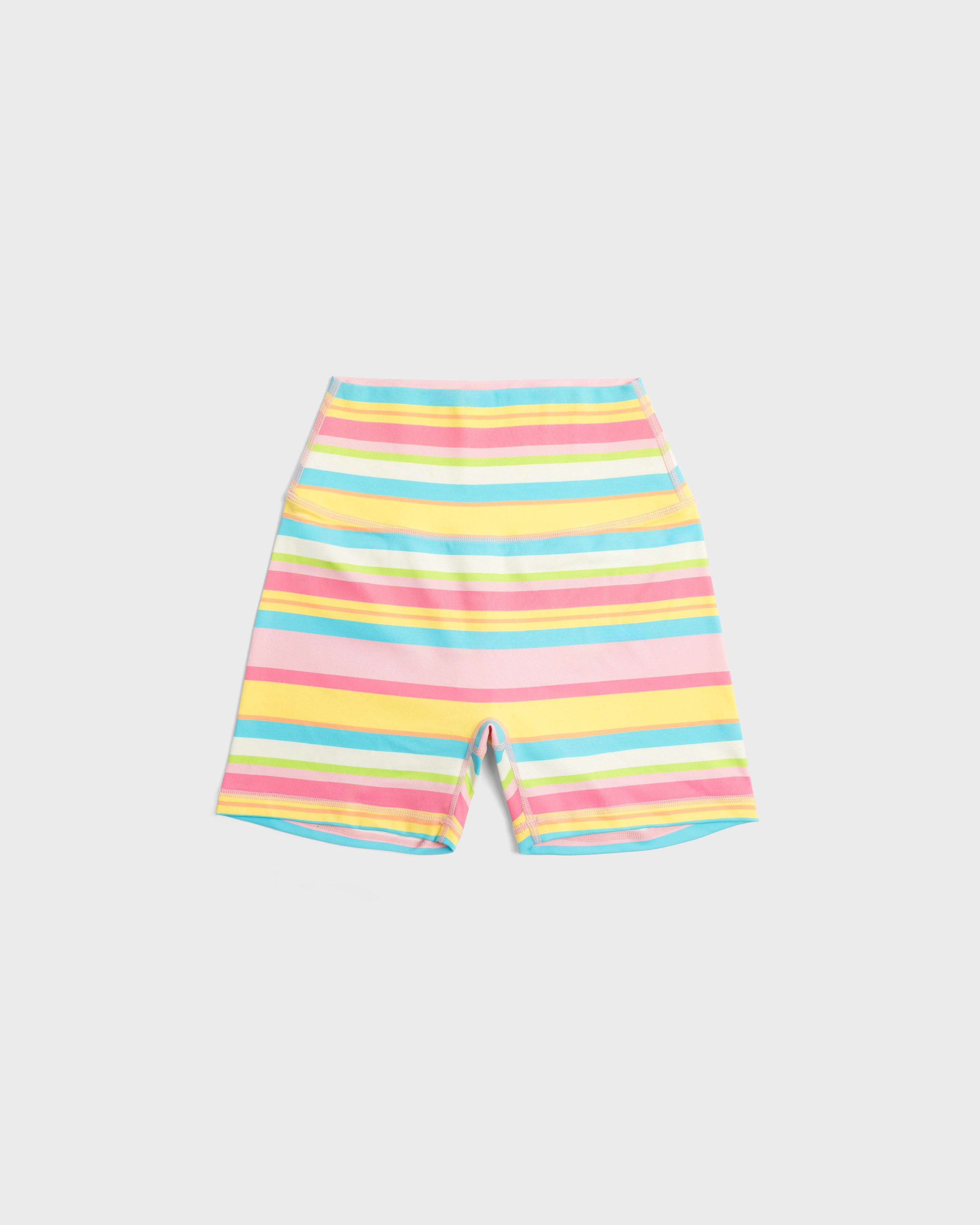 Fancy Flexion Shorts - South Beach Stripe 