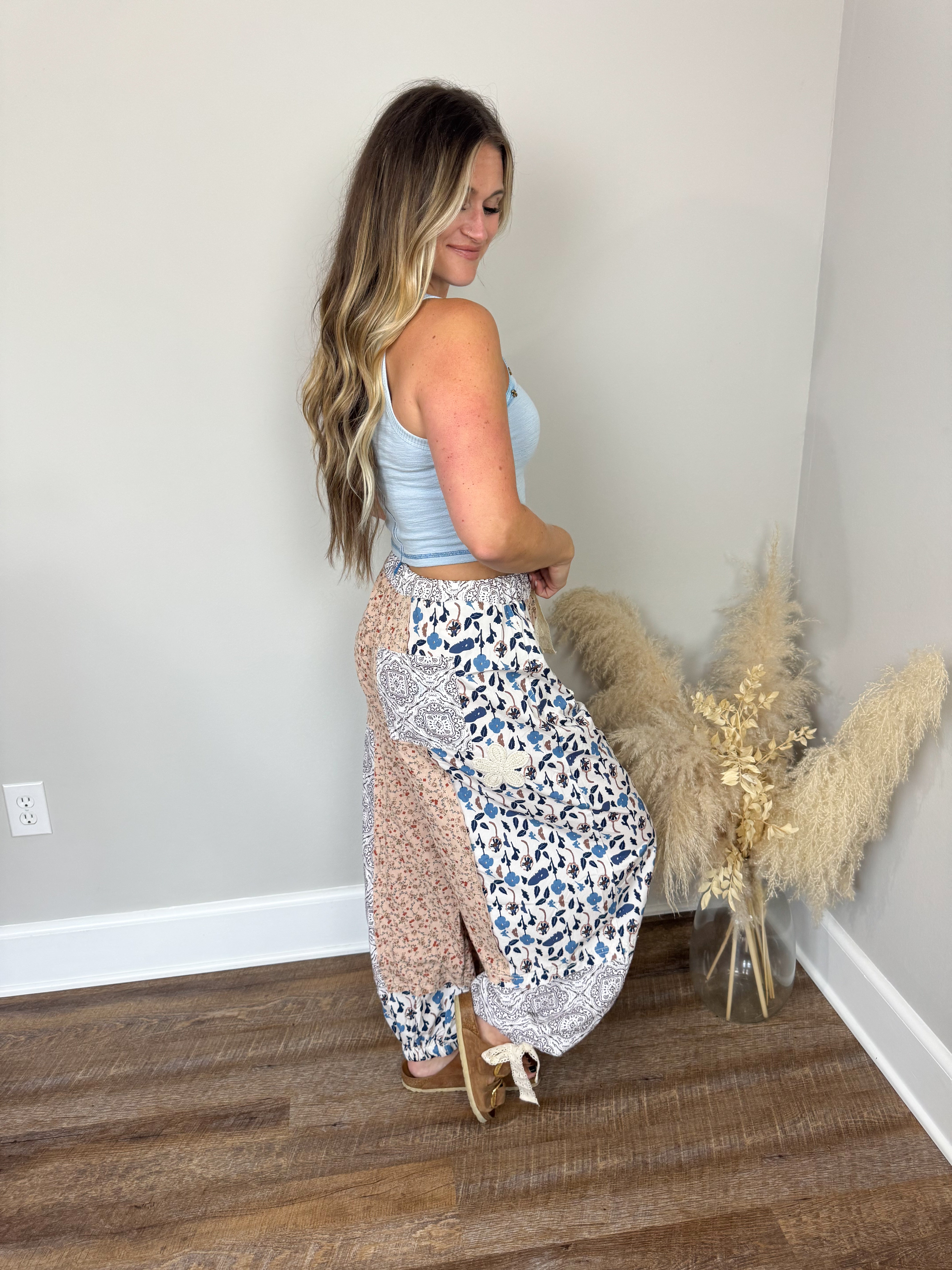 Everything Nice Contrast Pants | Pink