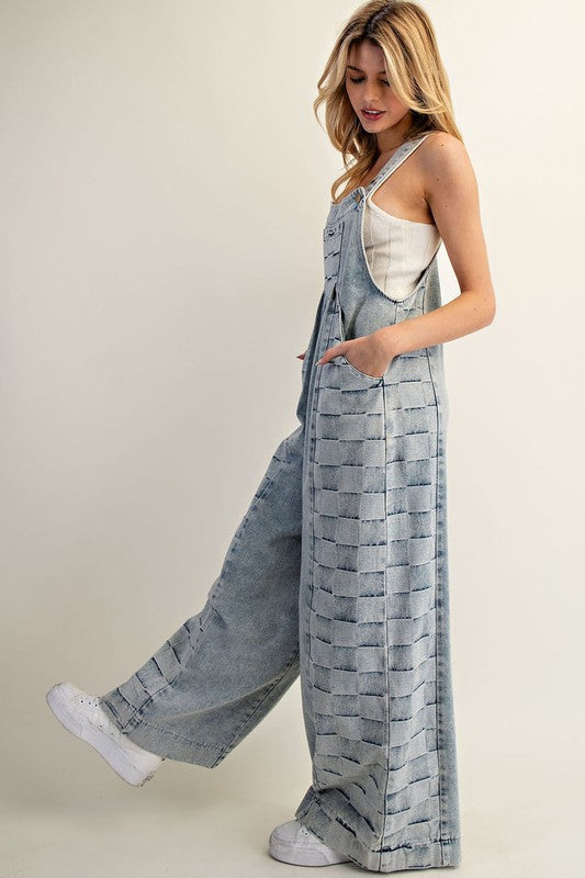Steph Checkered Overalls