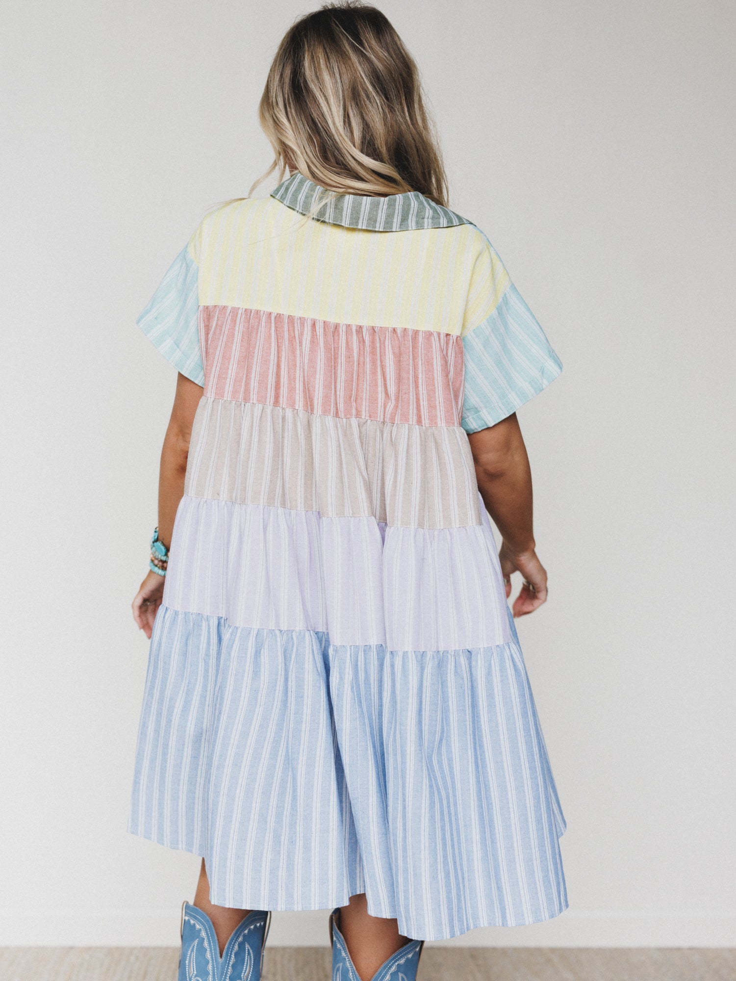 Daylight Escape Dress - Mint Combo
