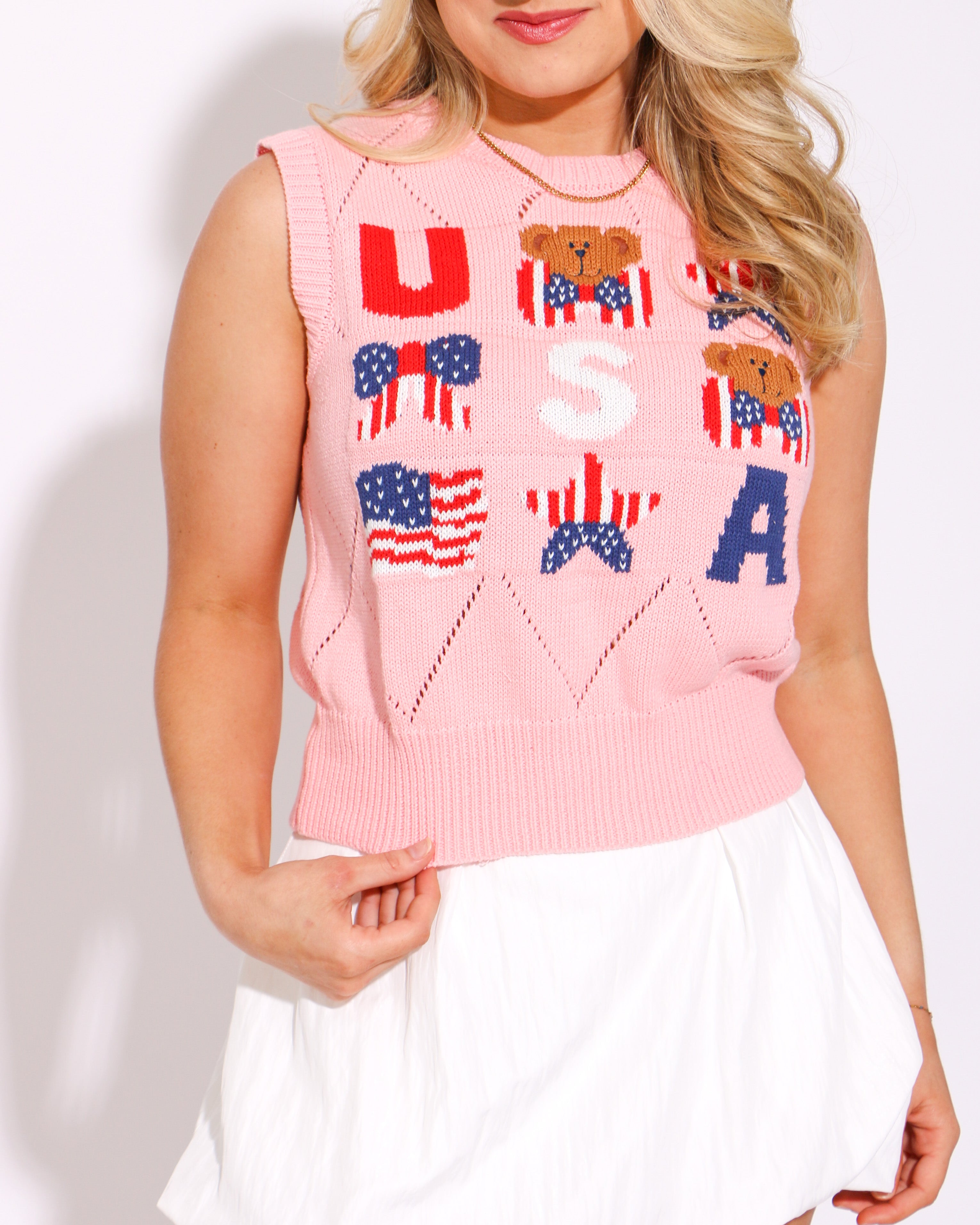 The American Bear Knitted Top