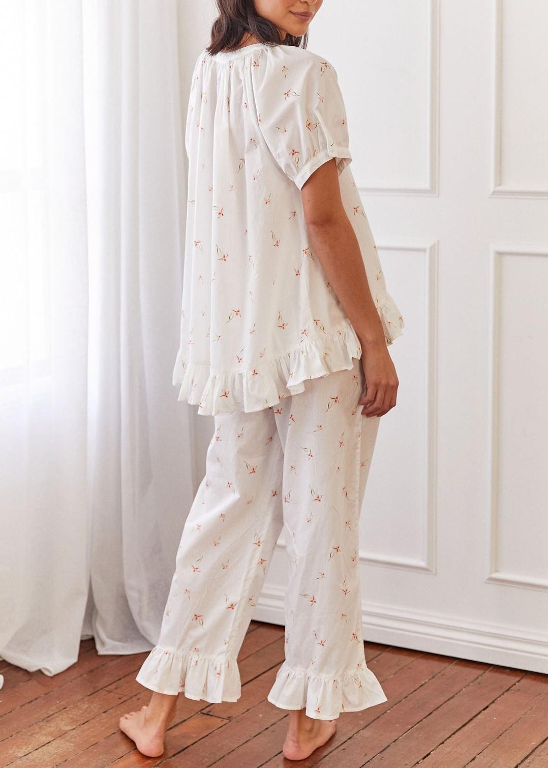 Ruffled loose-fitting set