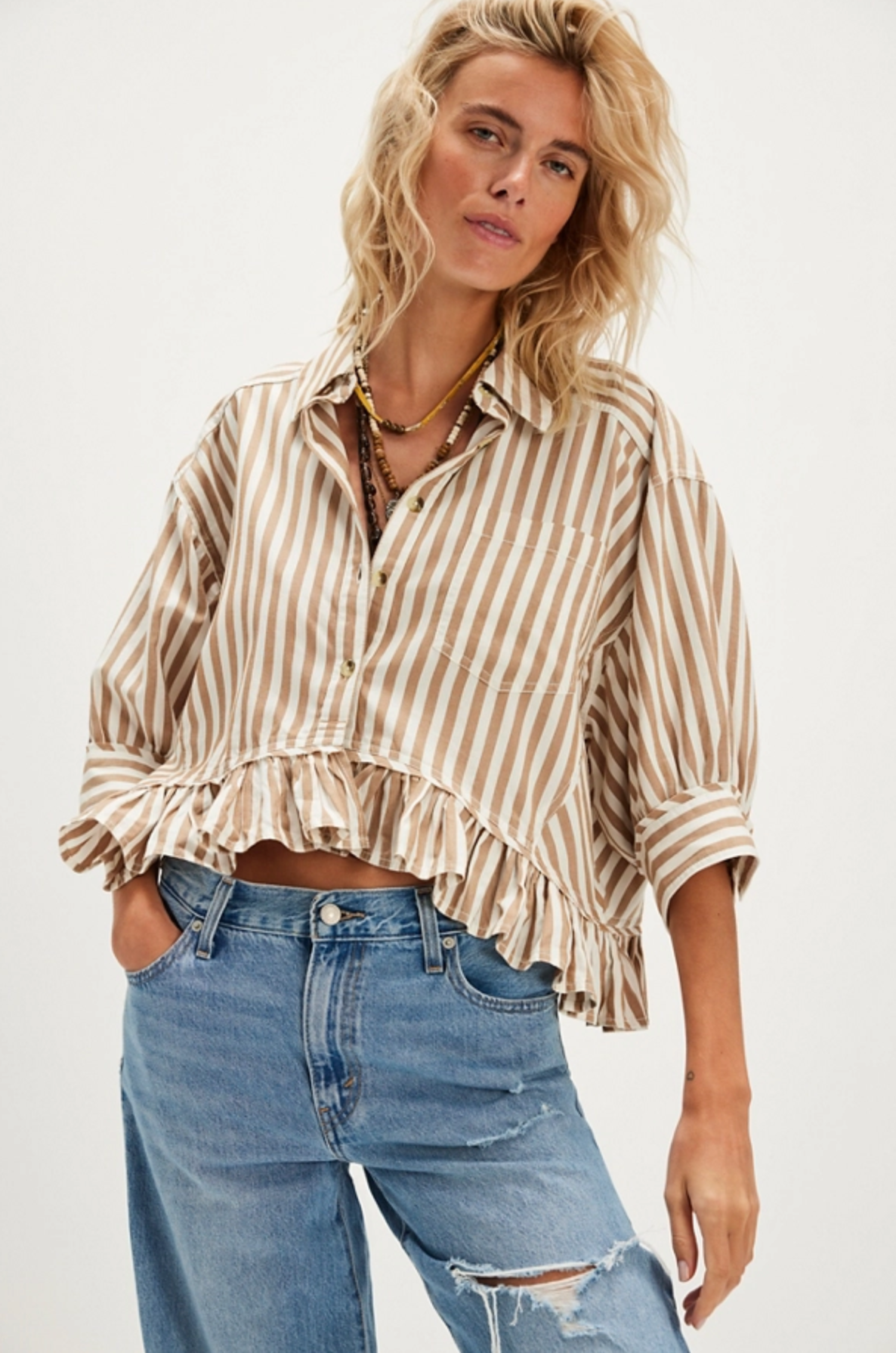 Bailey Stripe Shirt | Free People