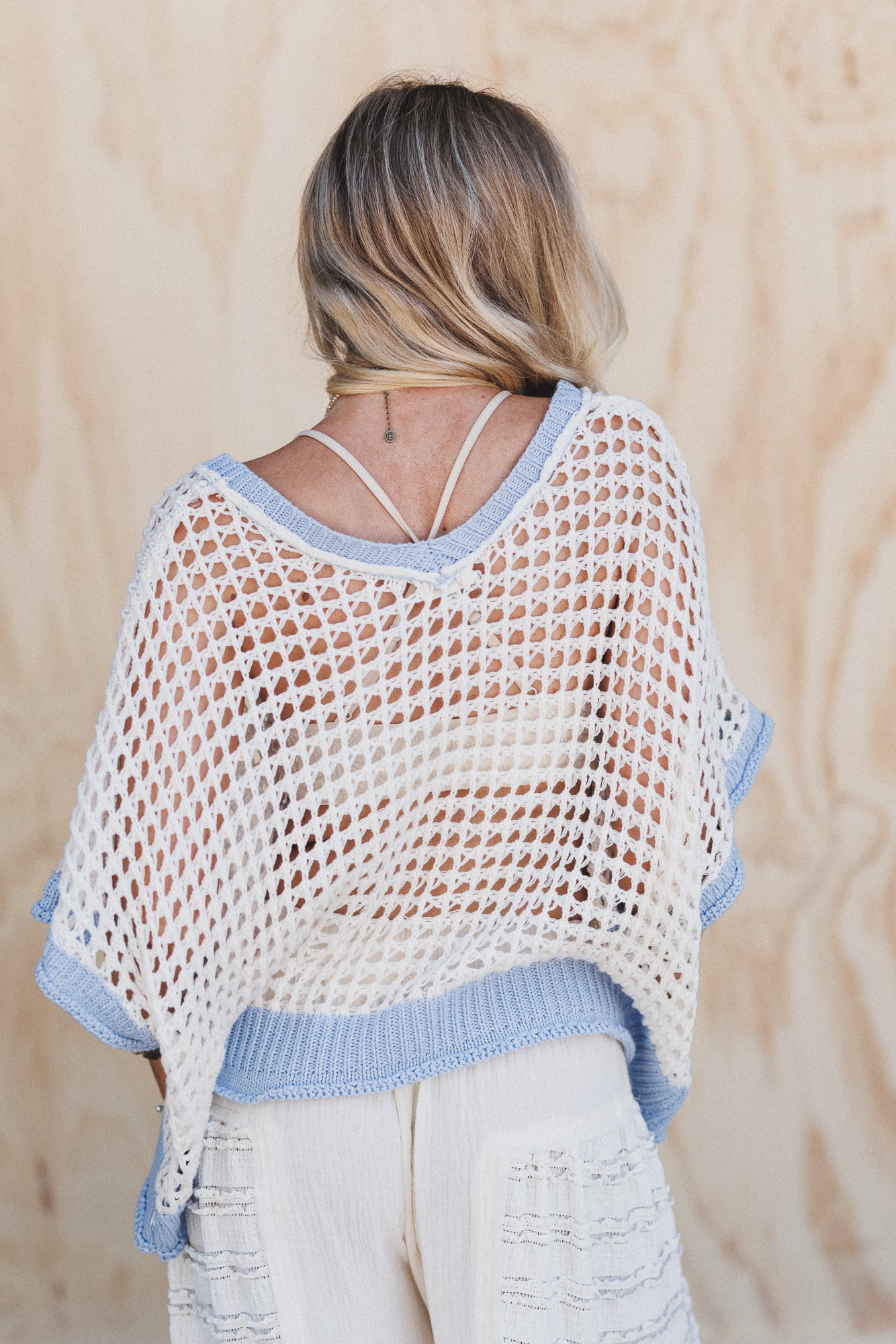 Beachy Breeze Flower Sweater - Ivory