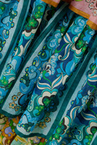 ALÉMAIS ALÉMAIS - + Net Sustain Dreamer Belted Tiered Printed Linen And Ramie Maxi Dress - Multi