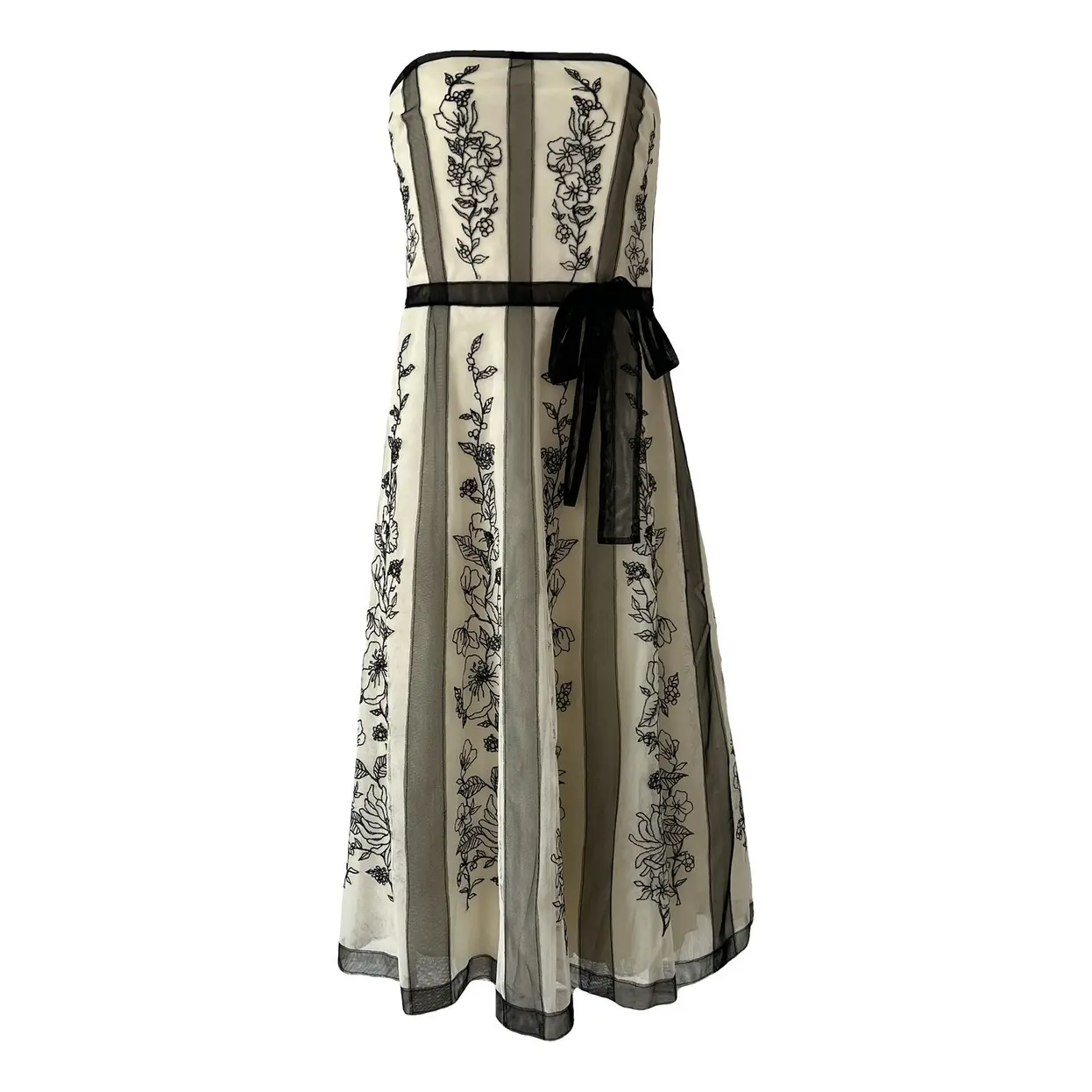 Lace Embroidered Midi Dress