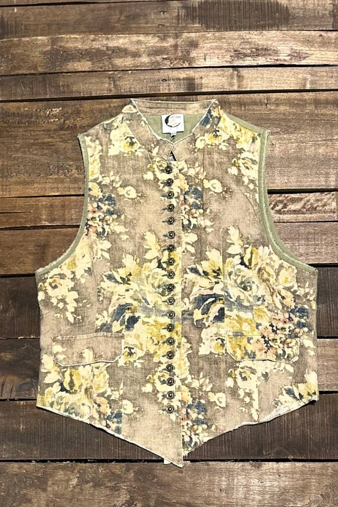 Jaded Gypsy Vintage Floral Vest