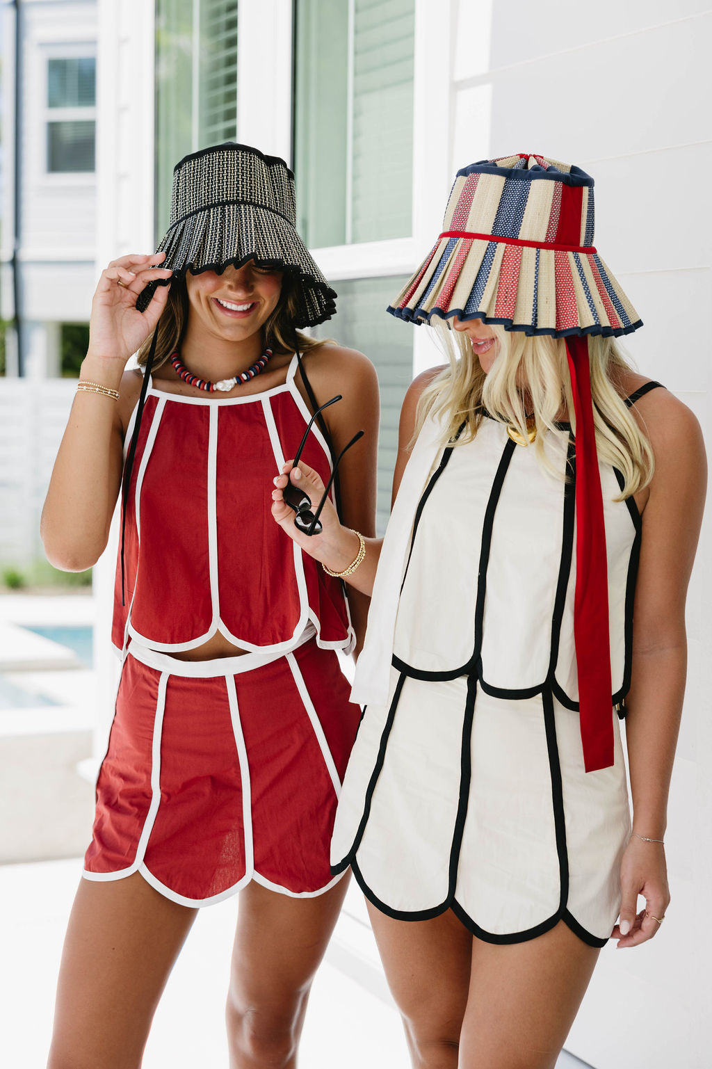 Kenna Scallop Skort - Cream