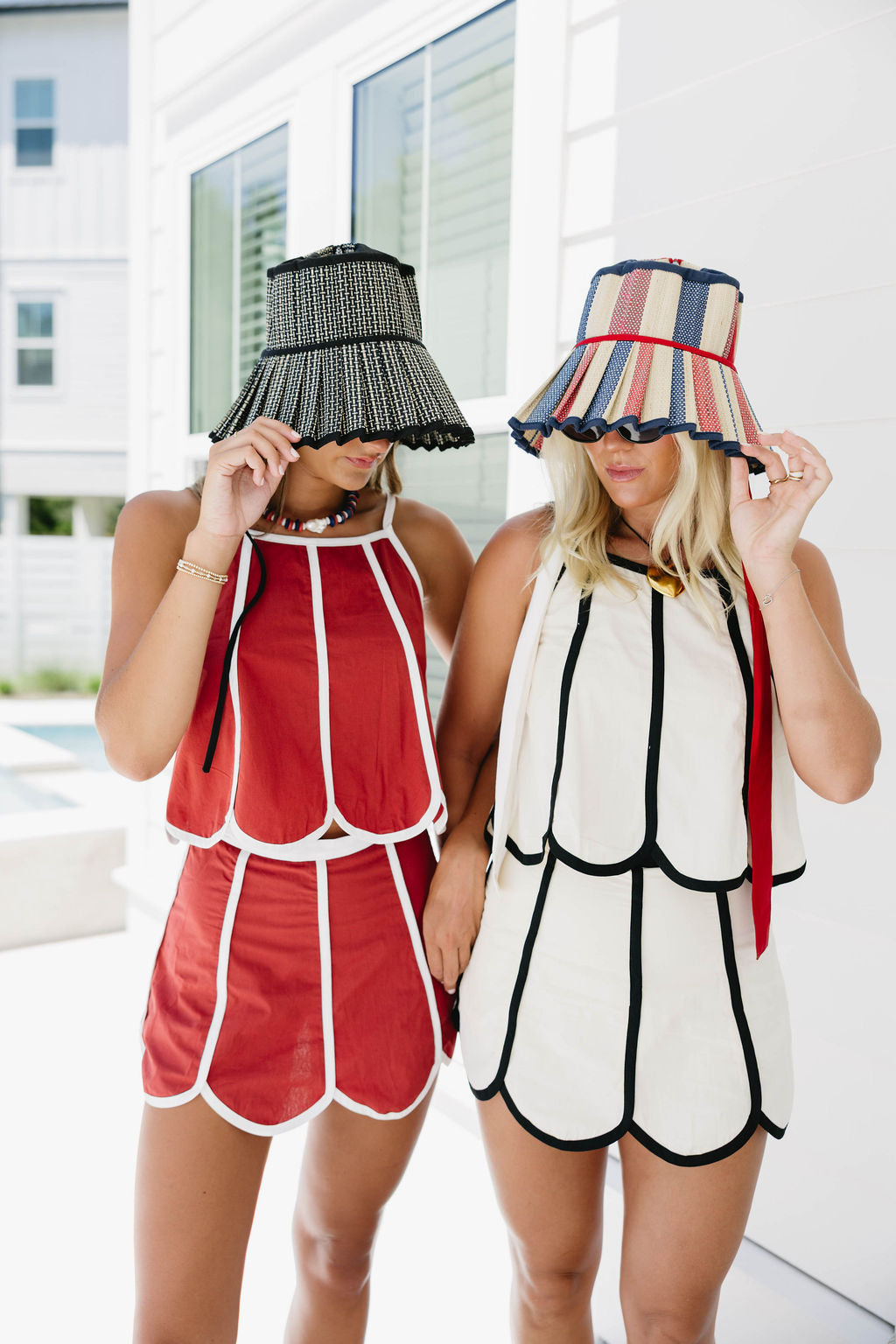 Kenna Scallop Top - Cream