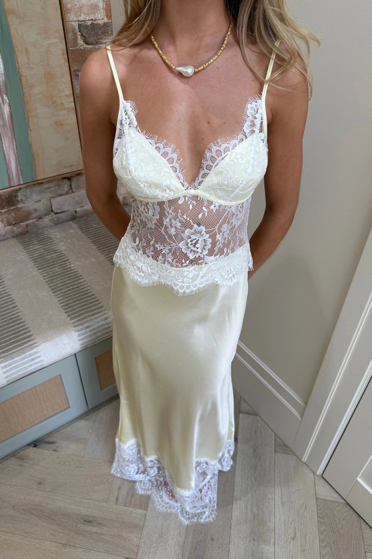 Lilah Maxi Dress Lemon