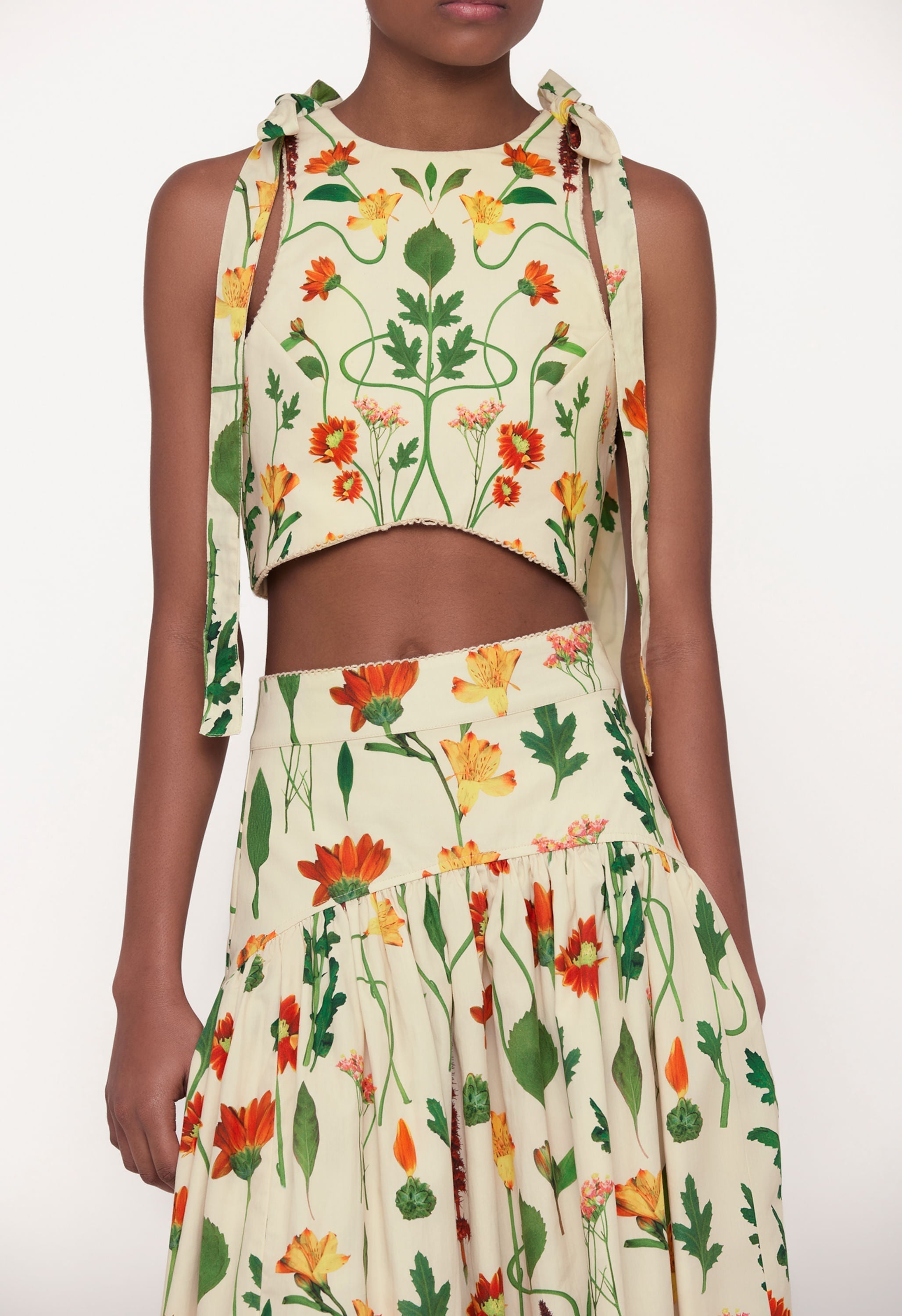  High-Low Maxi Skirt Two-Piece Set