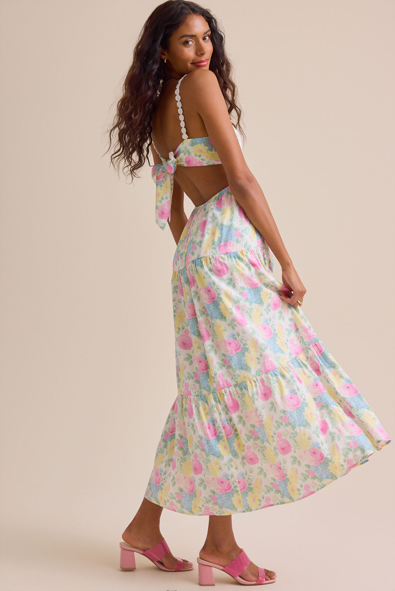 Yara Floral Maxi Dress 