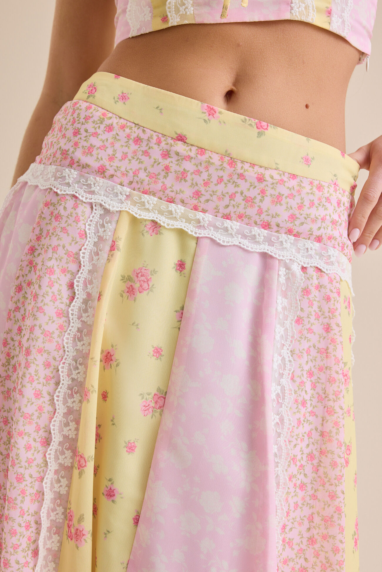 Buttercup Floral Maxi Skirt in Franklin, TN