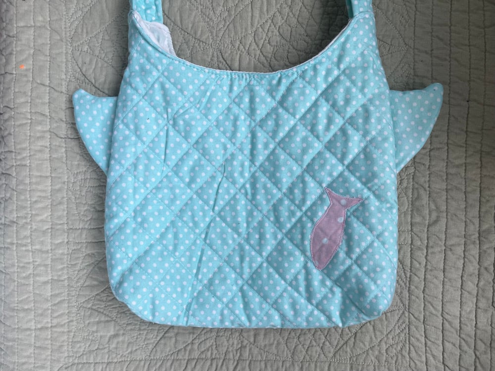 medium whale shark tote