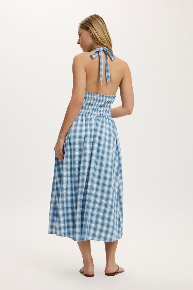 Kaity Halter Midi Dress