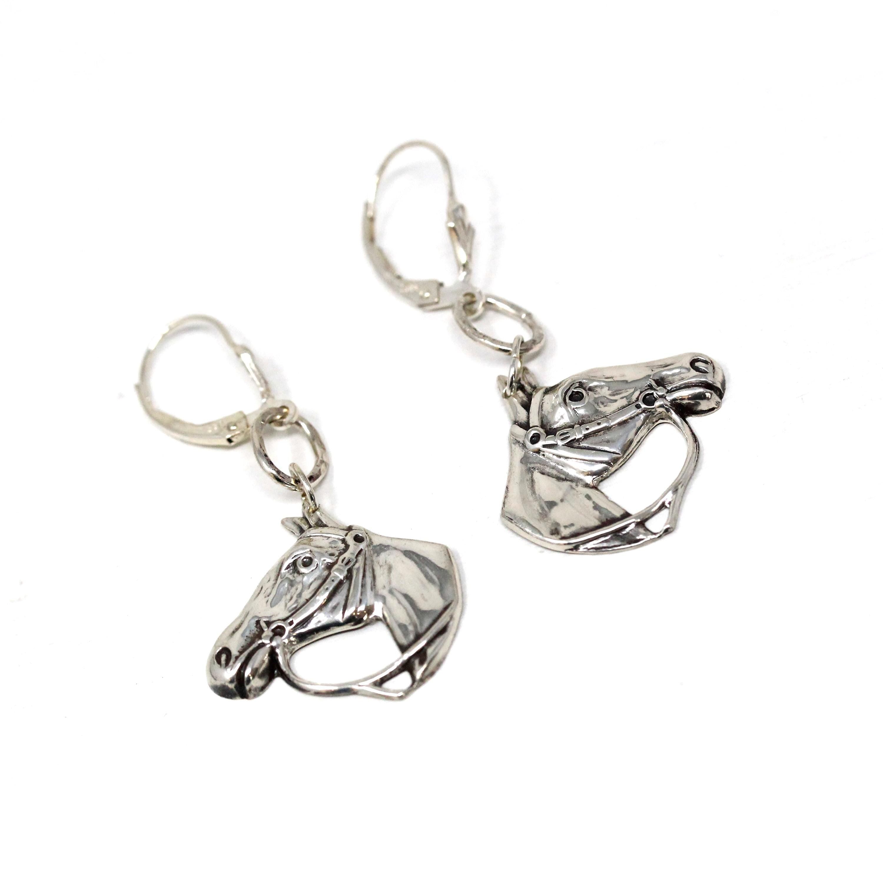 Vintage Horse Earrings 