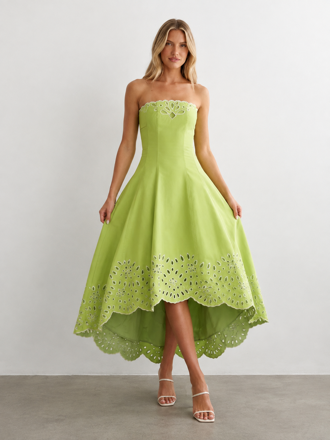  Romantic Summer High-Low Gown