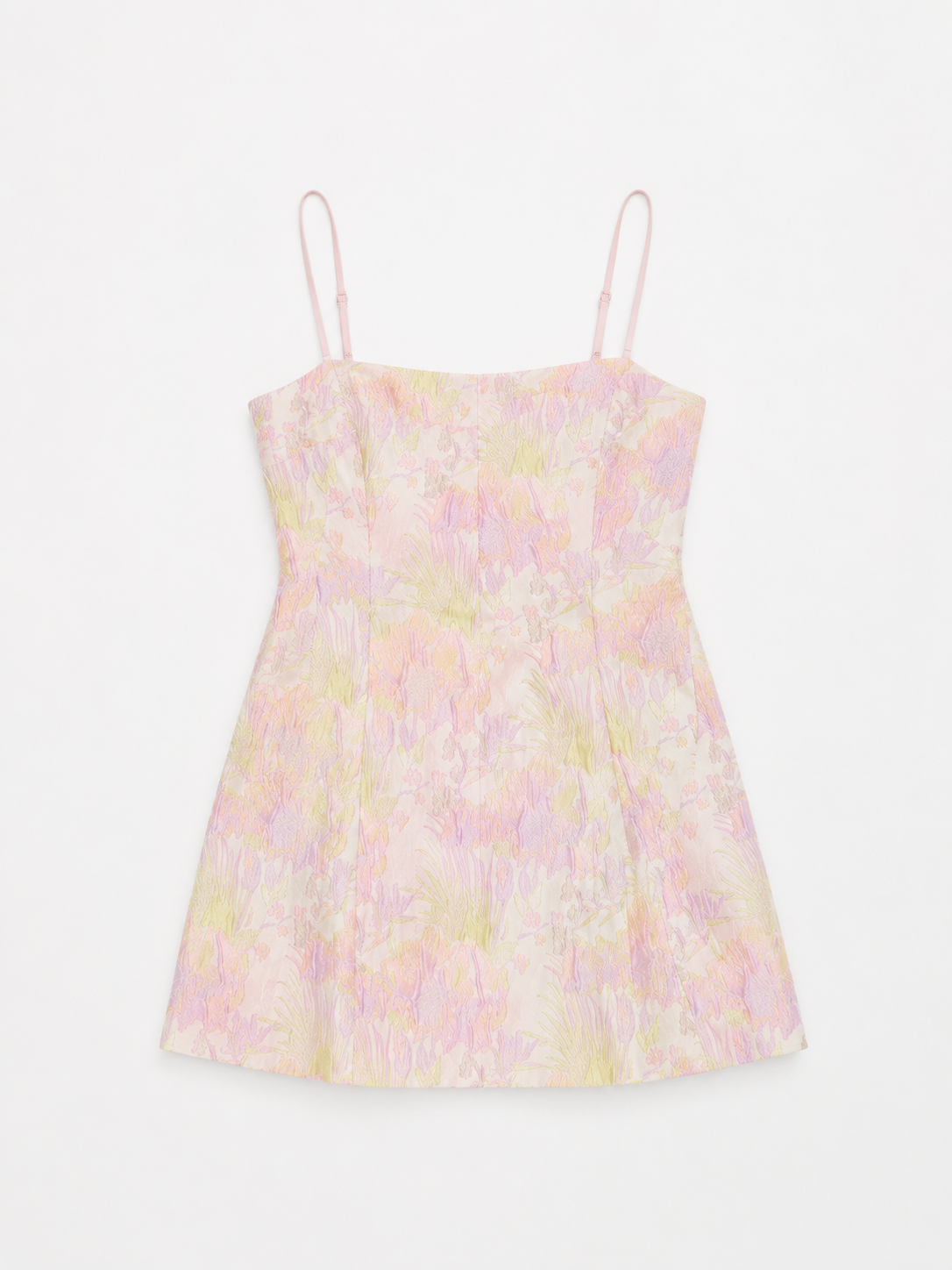 Rosette Jacquard Minidress