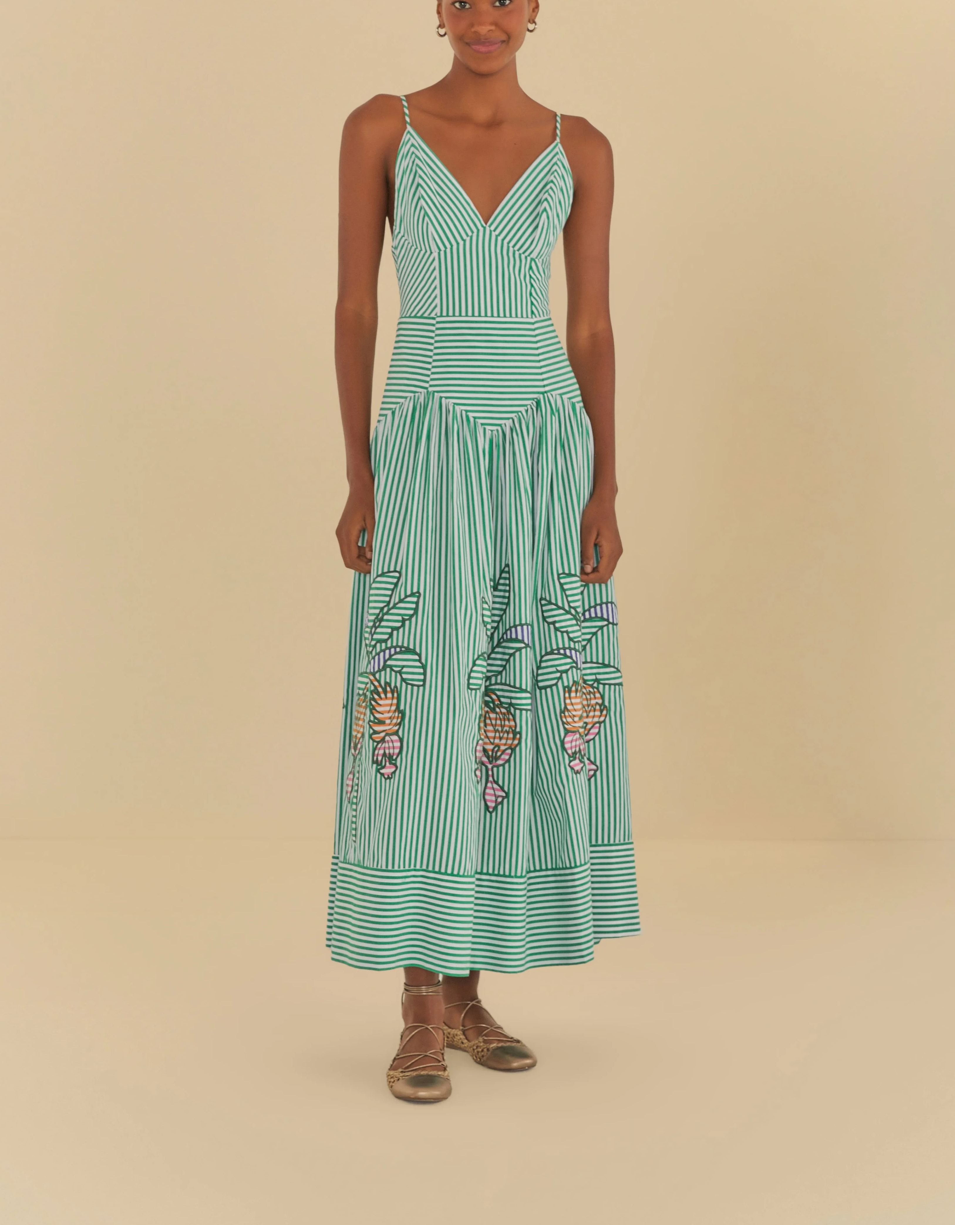 Vestido Cutwork Mix de Fio Tinto