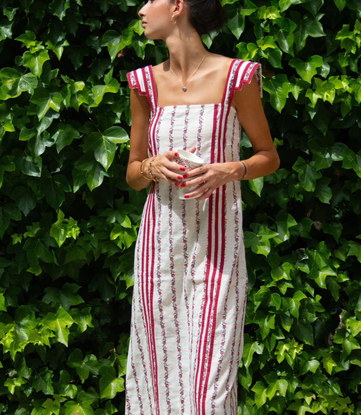 CASTLE NIGHTGOWN (burgundy)