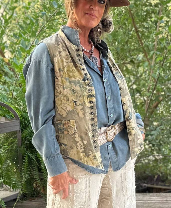 Jaded Gypsy Vintage Floral Vest