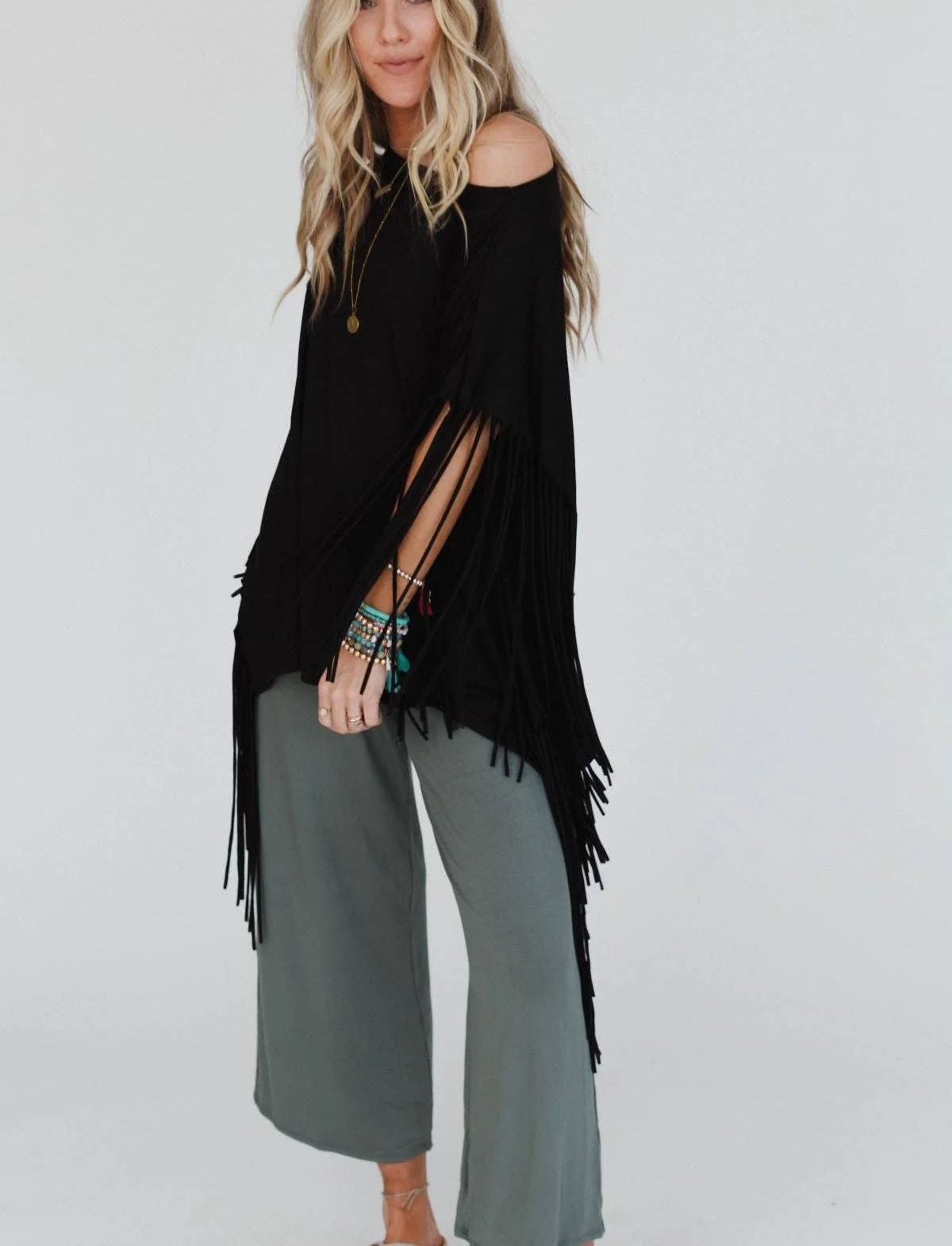 Showstopper Fringe Top