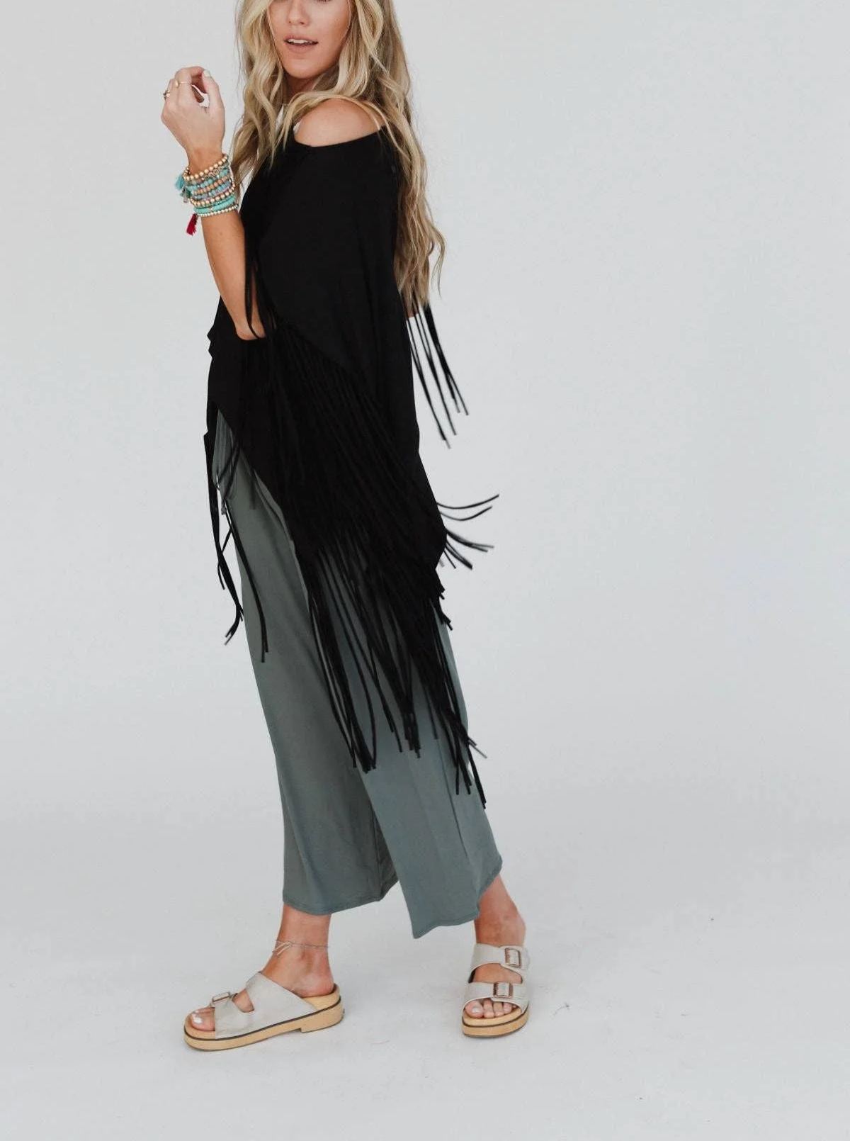 Showstopper Fringe Top