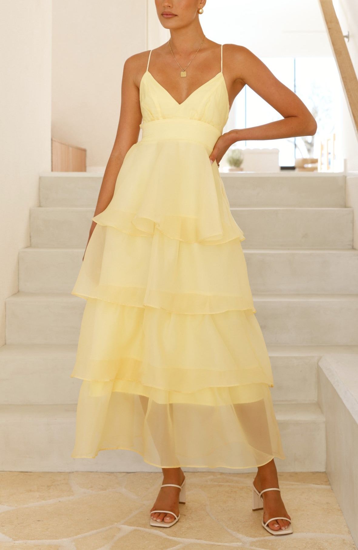 Shayla Maxi Dress - Yellow