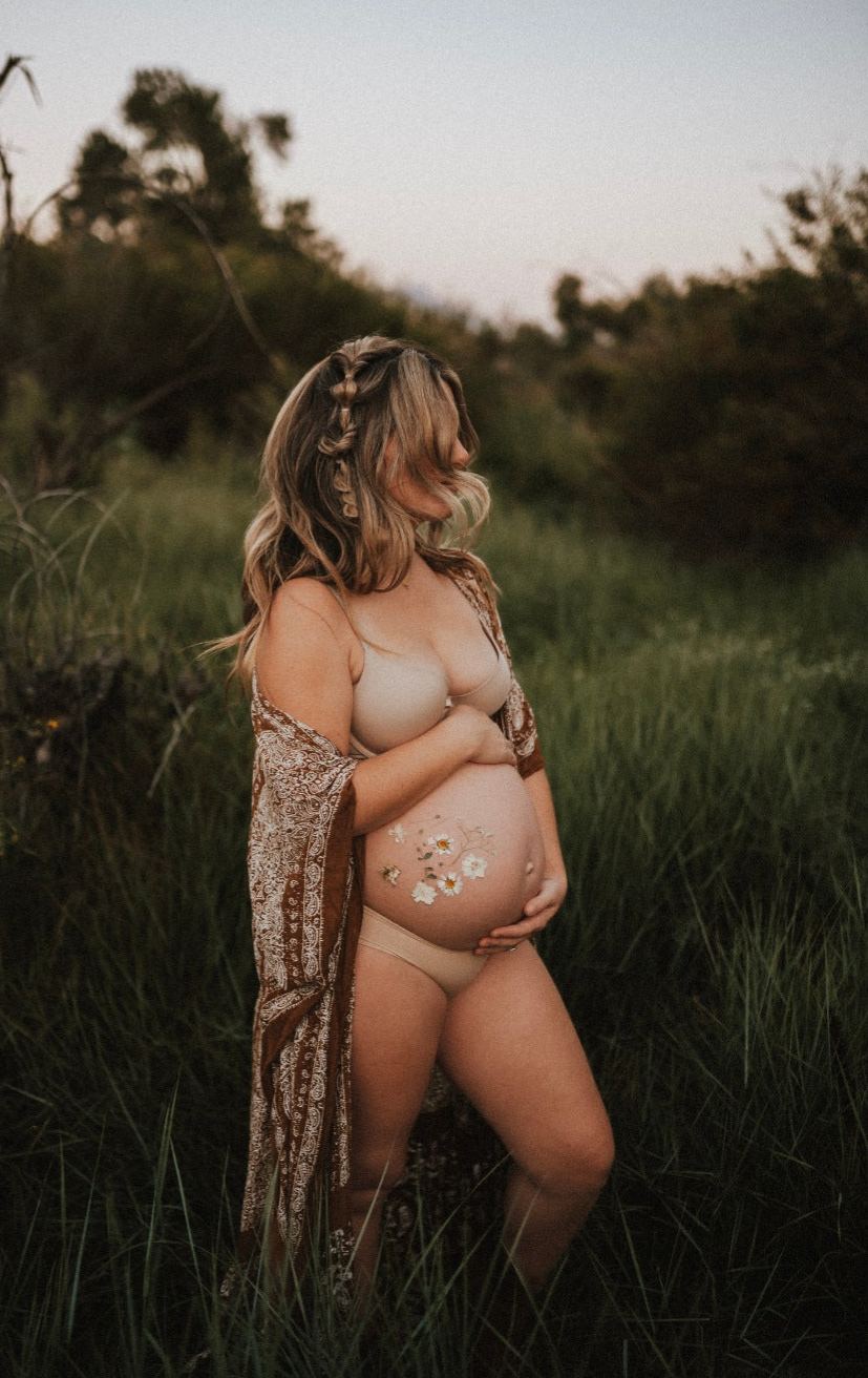 Paisley Tapestry Free Flow Duster Kimono - Brown