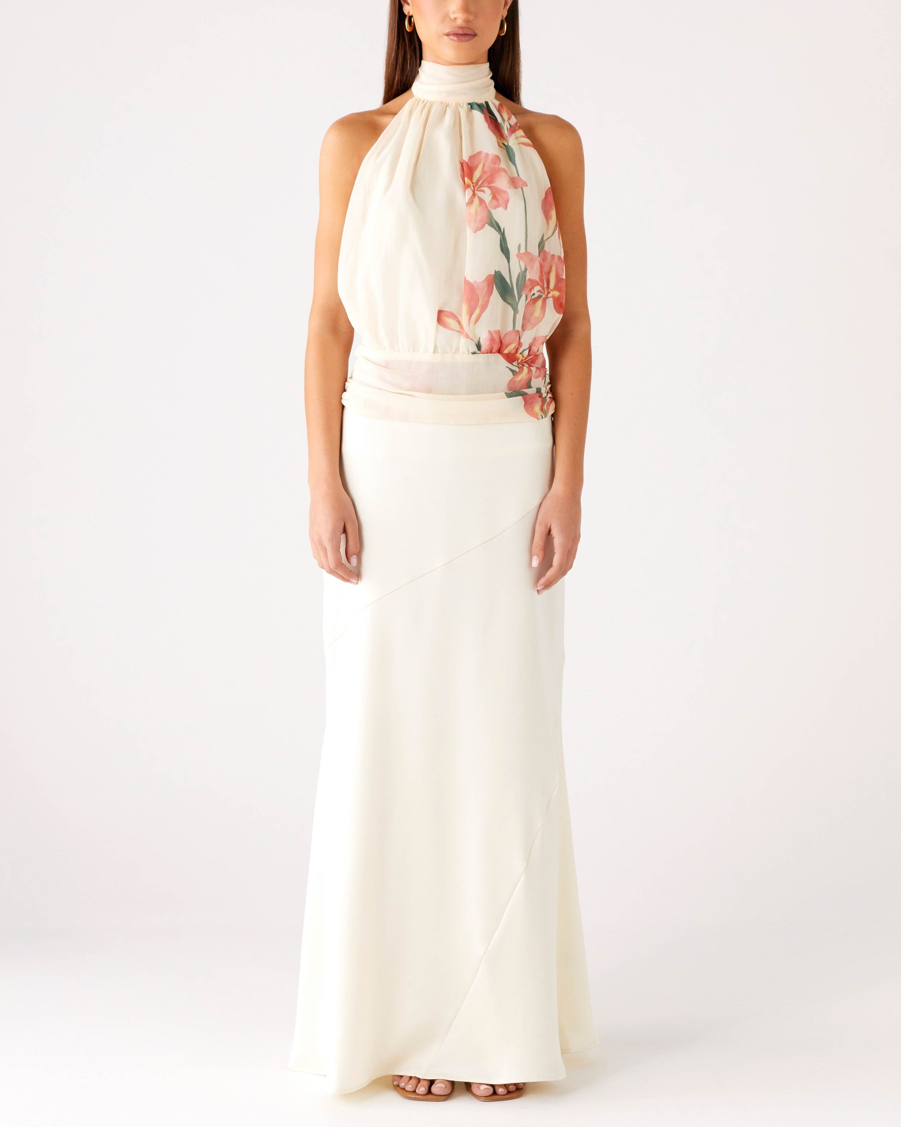 Romelia Halter Top - Siena Floral