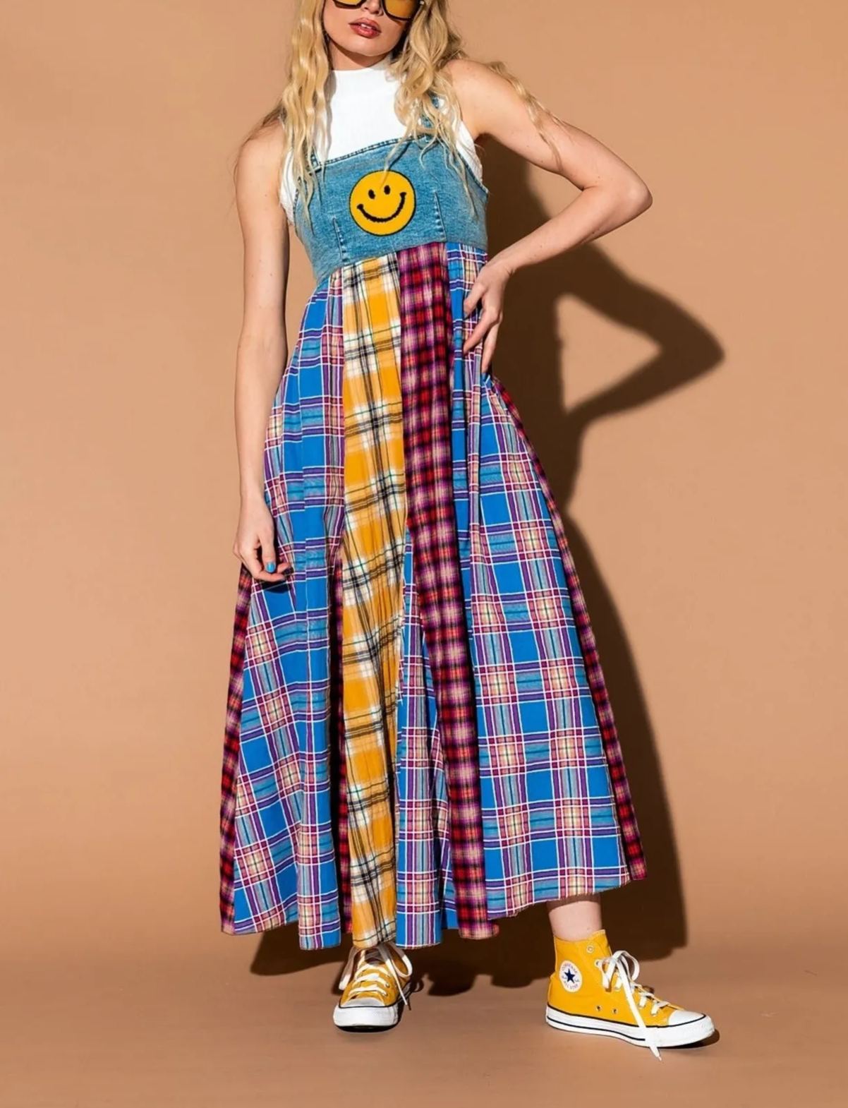Walking On Sunshine Overall Dress
