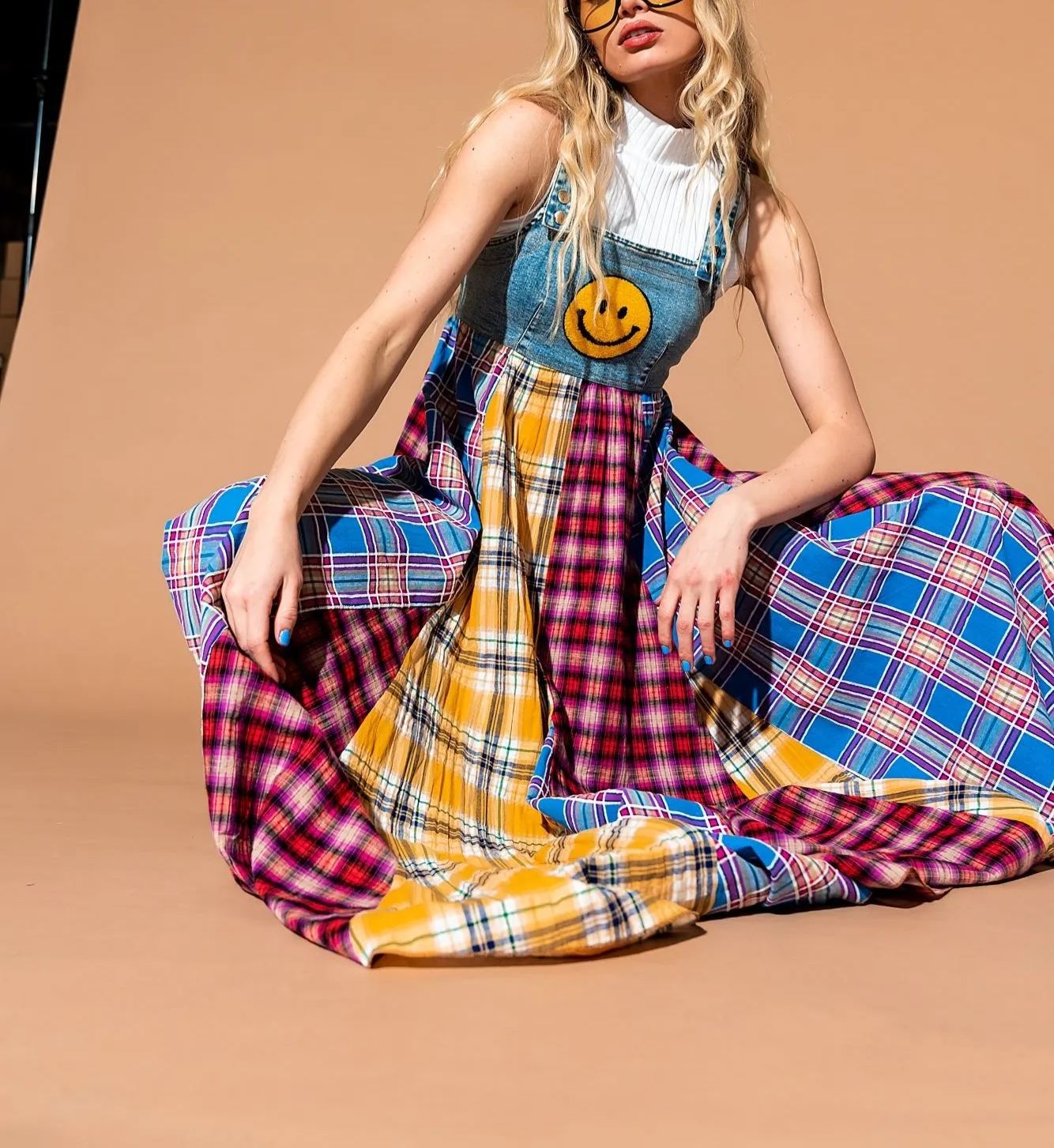 Walking On Sunshine Overall Dress