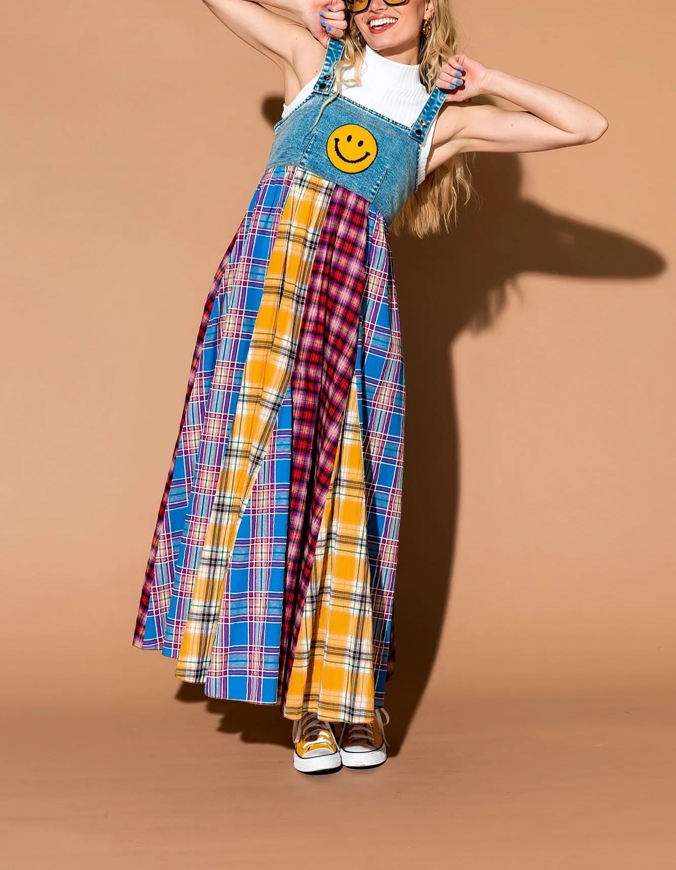 Walking On Sunshine Overall Dress