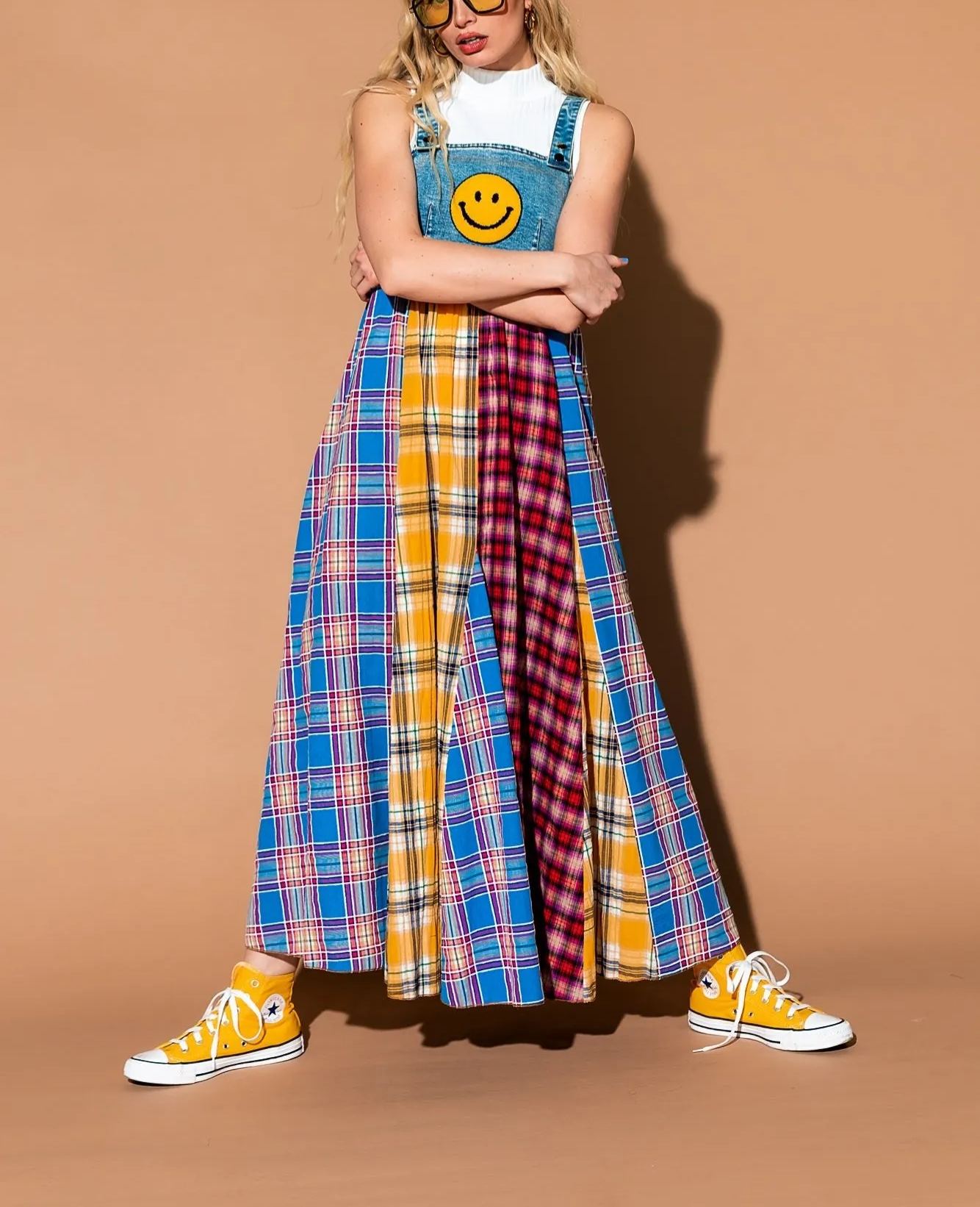 Walking On Sunshine Overall Dress