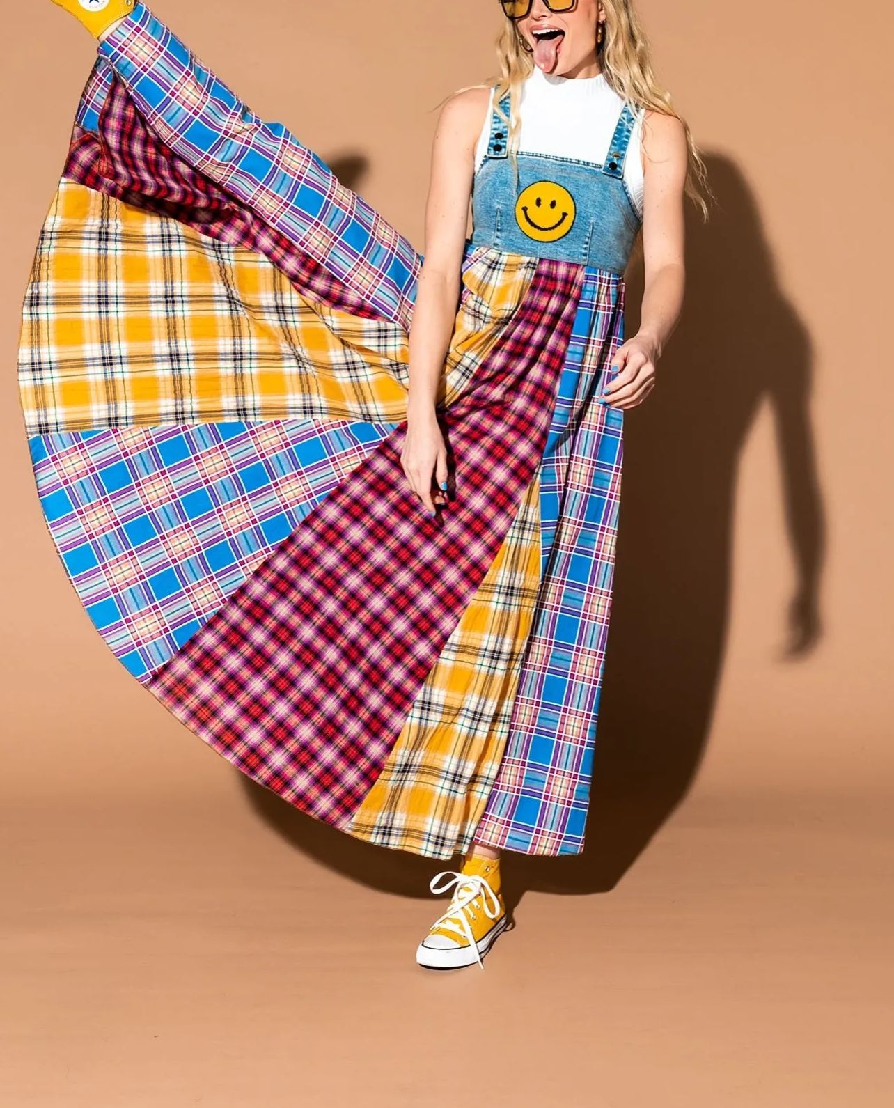 Walking On Sunshine Overall Dress