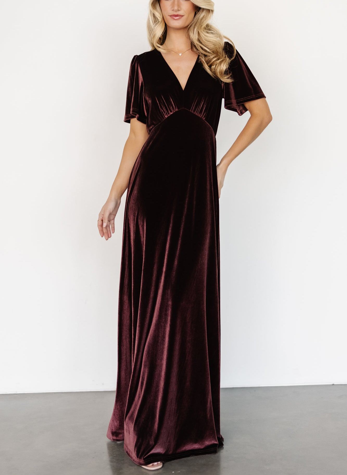 Vivian Velvet Maxi Dress | Clove